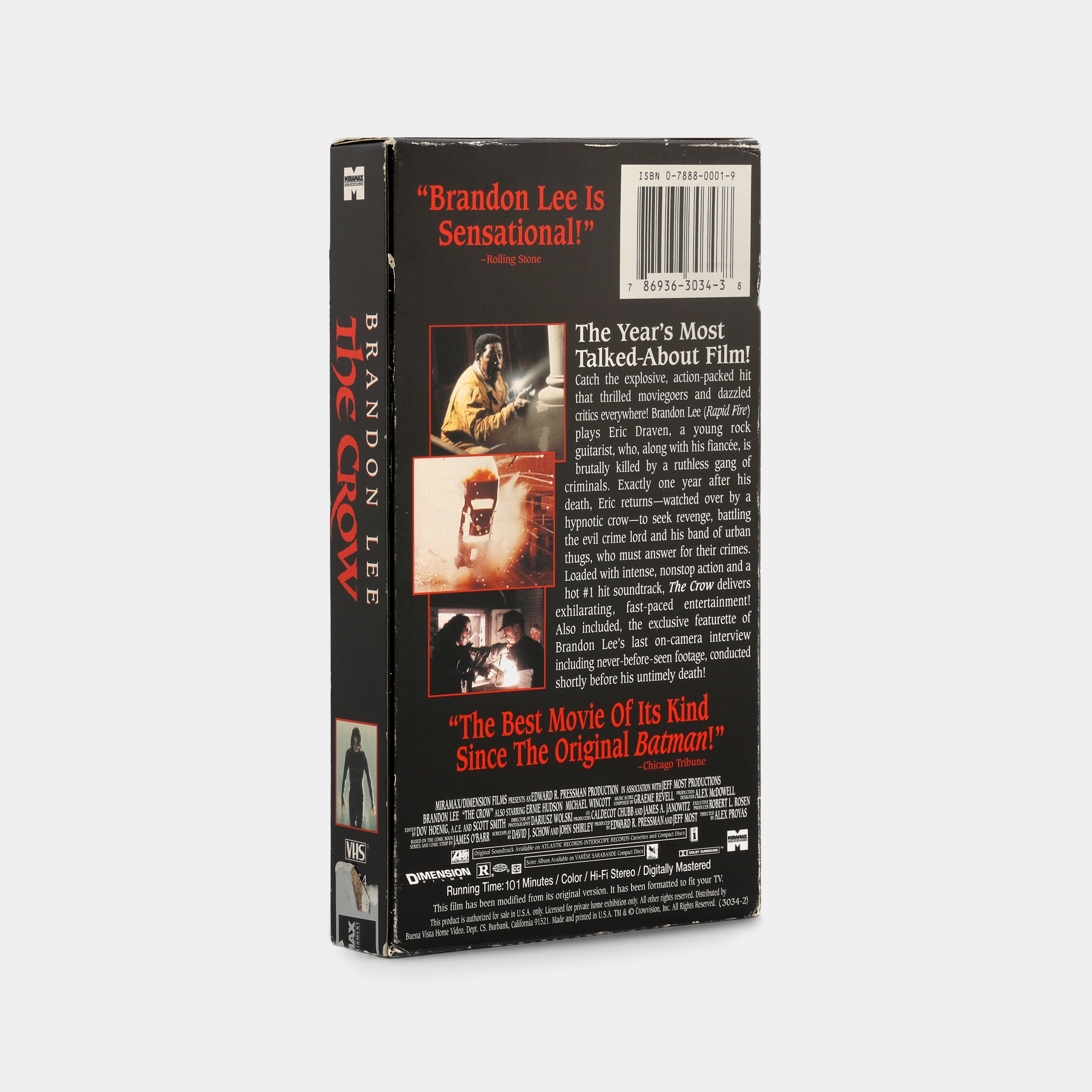 The Crow VHS Tape