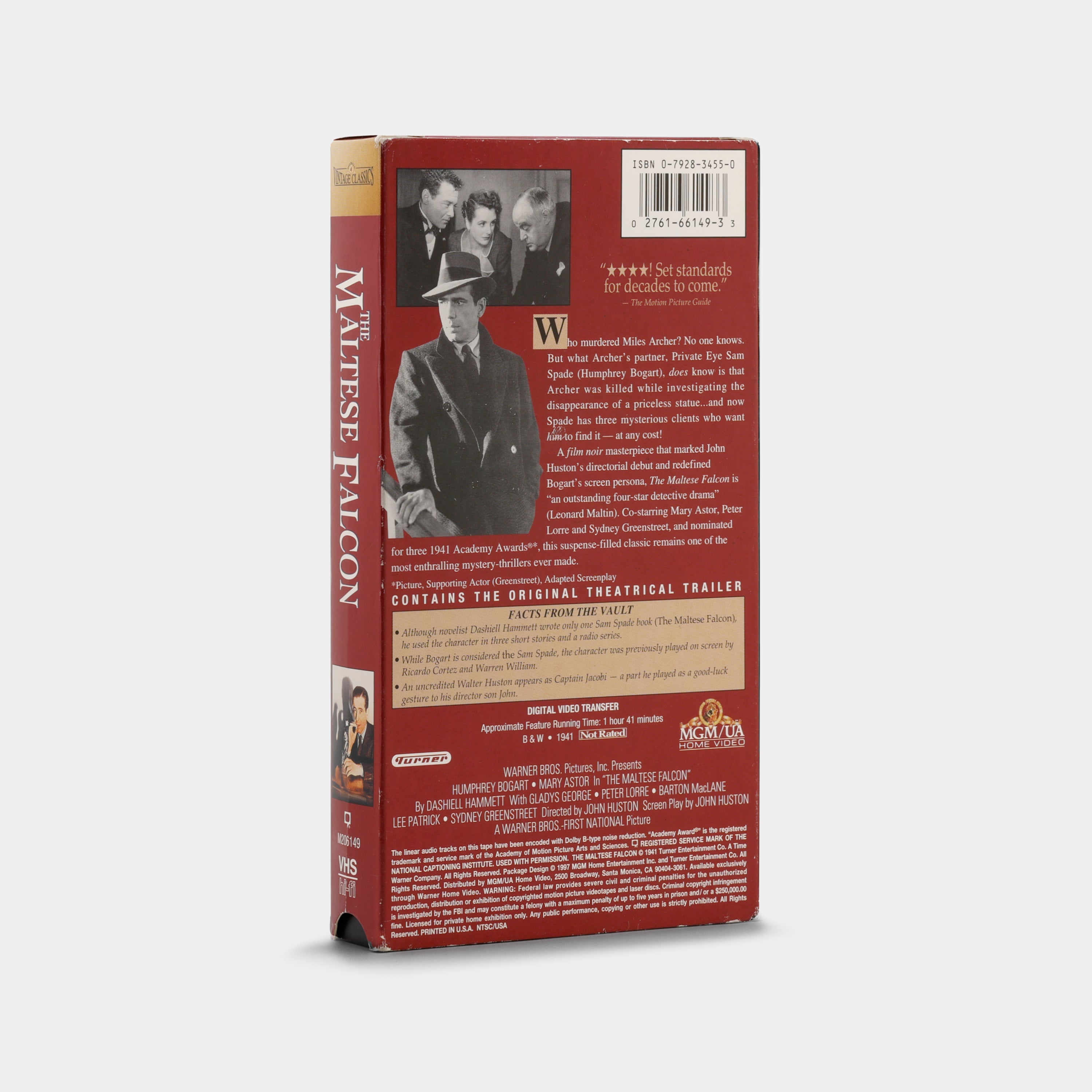 The Maltese Falcon VHS Tape