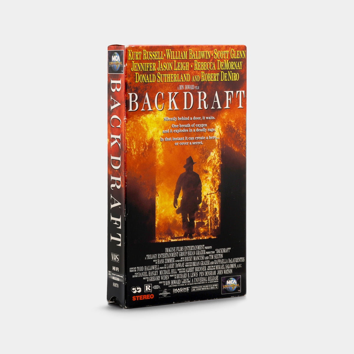 Backdraft Retro Backdraft VHS Tape