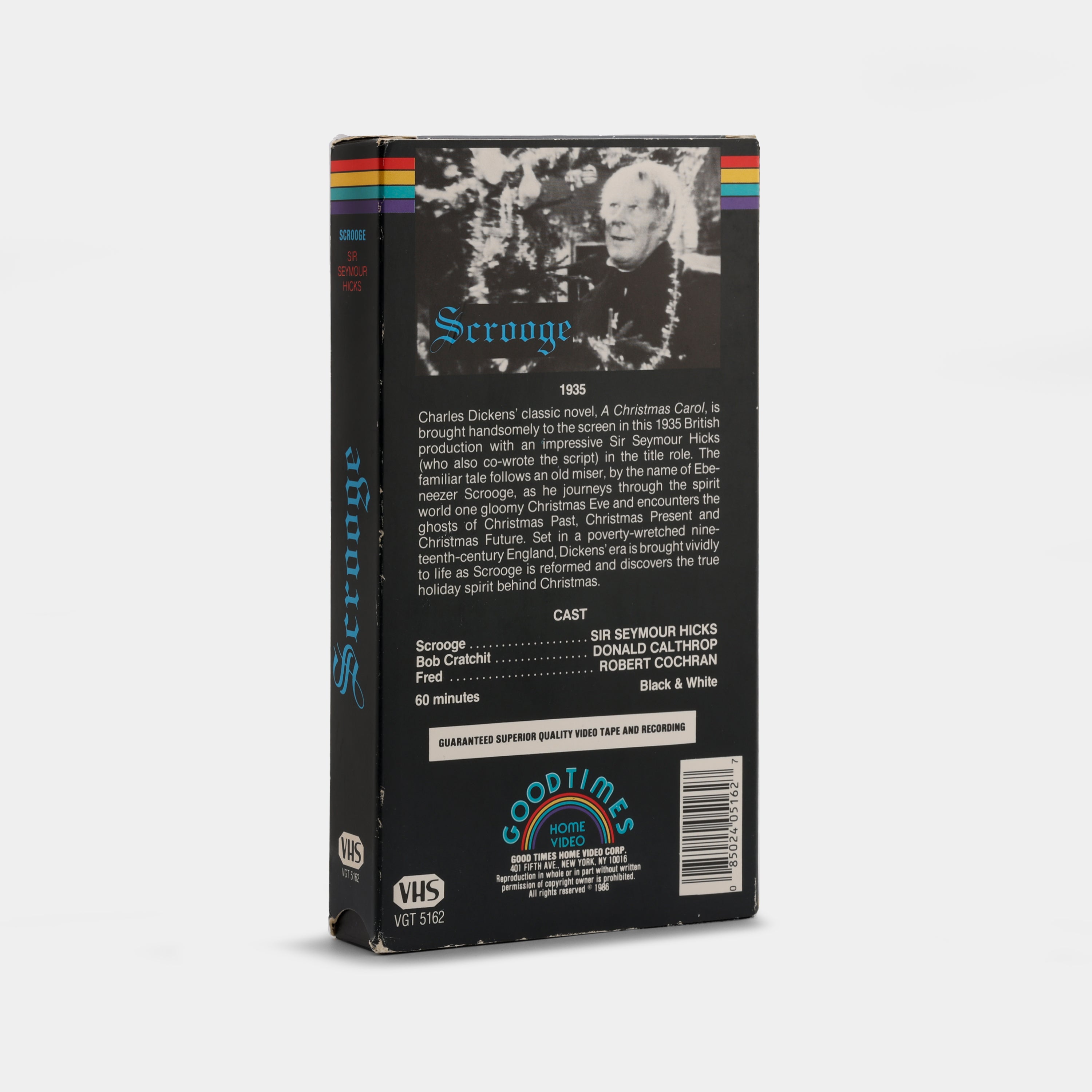 Scrooge VHS Tape