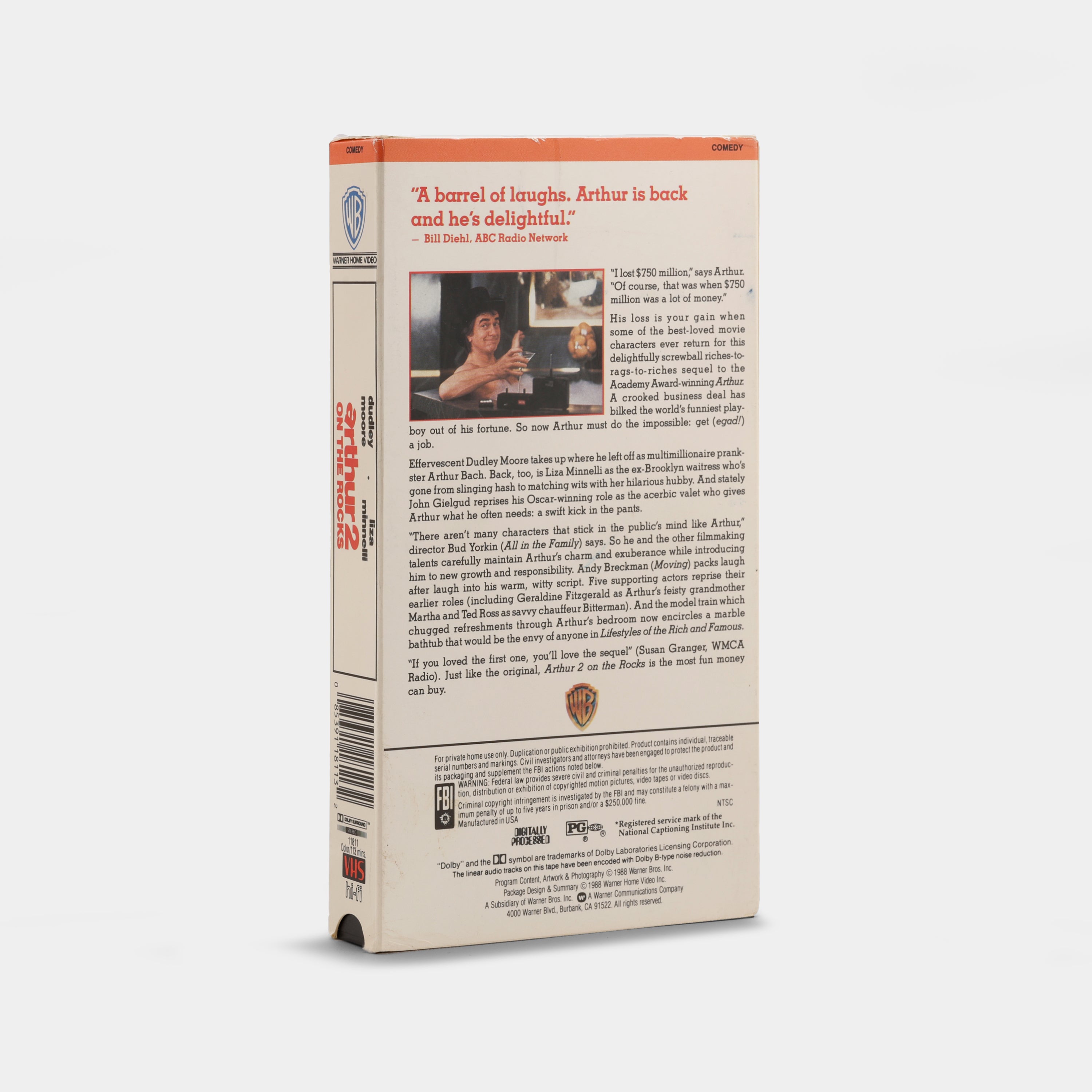 Arthur 2: On the Rocks VHS Tape – Retrospekt