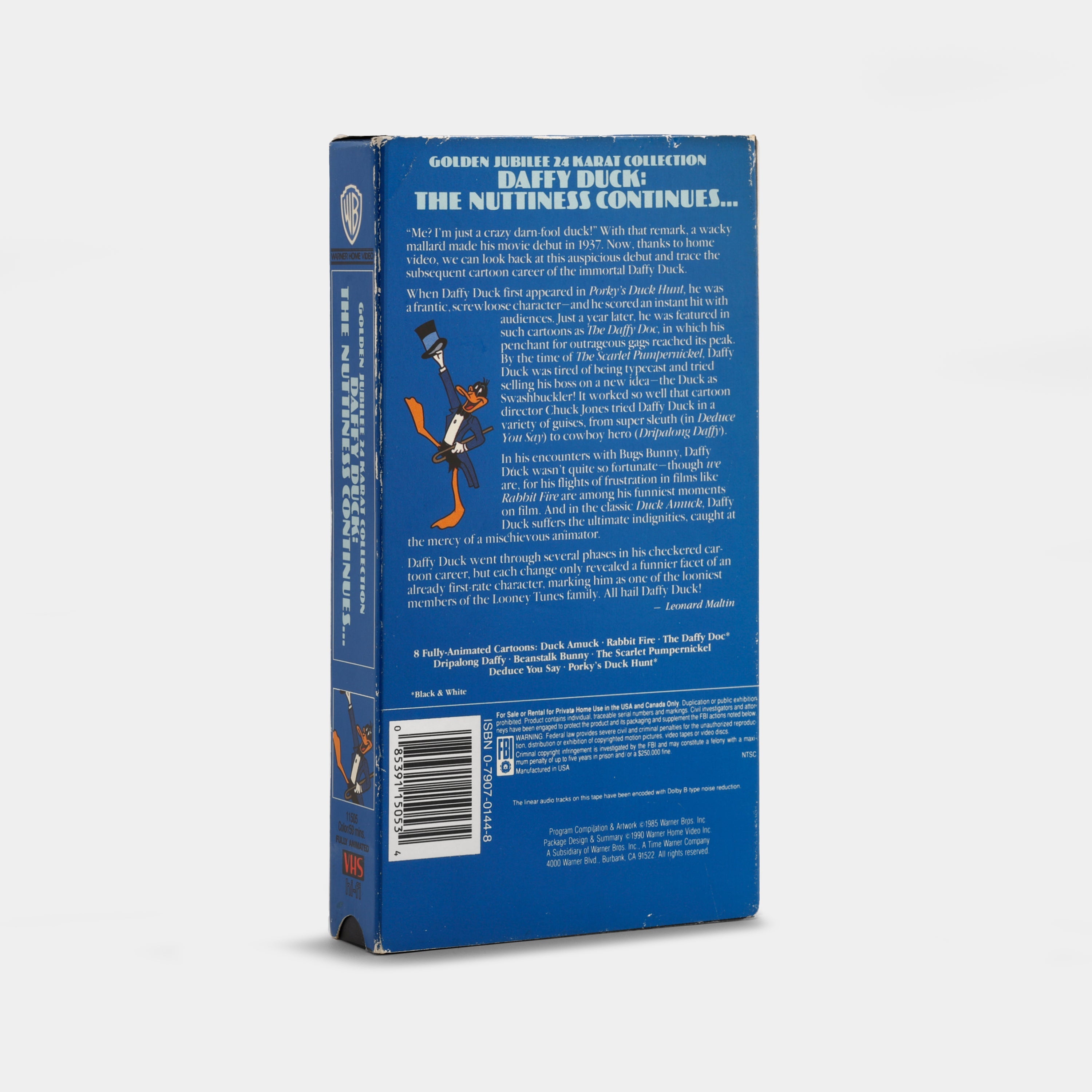 Daffy Duck: The Nuttiness Continues VHS Tape