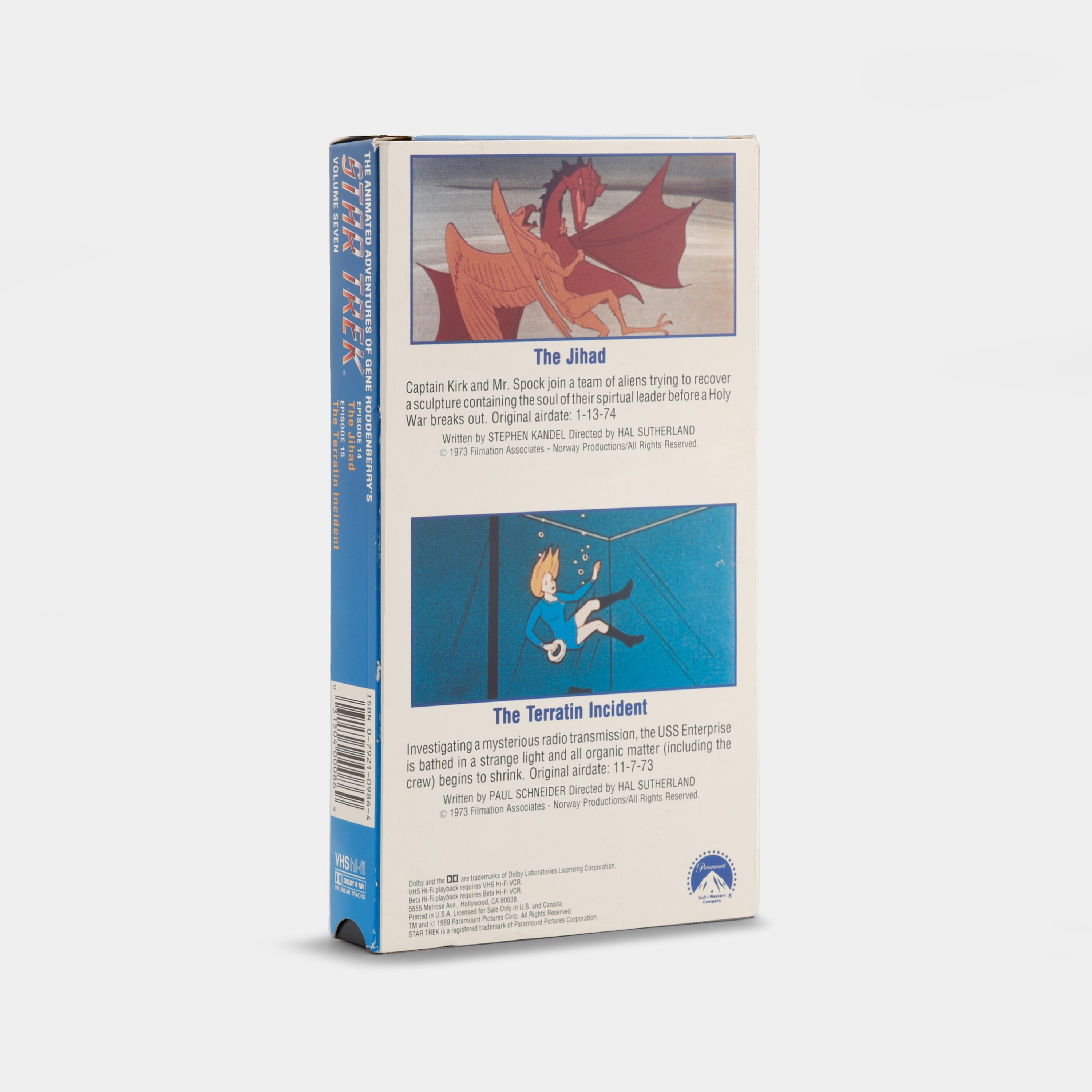 The Animated Adventures of Gene Roddenberry's Star Trek: Volume Seven VHS Tape