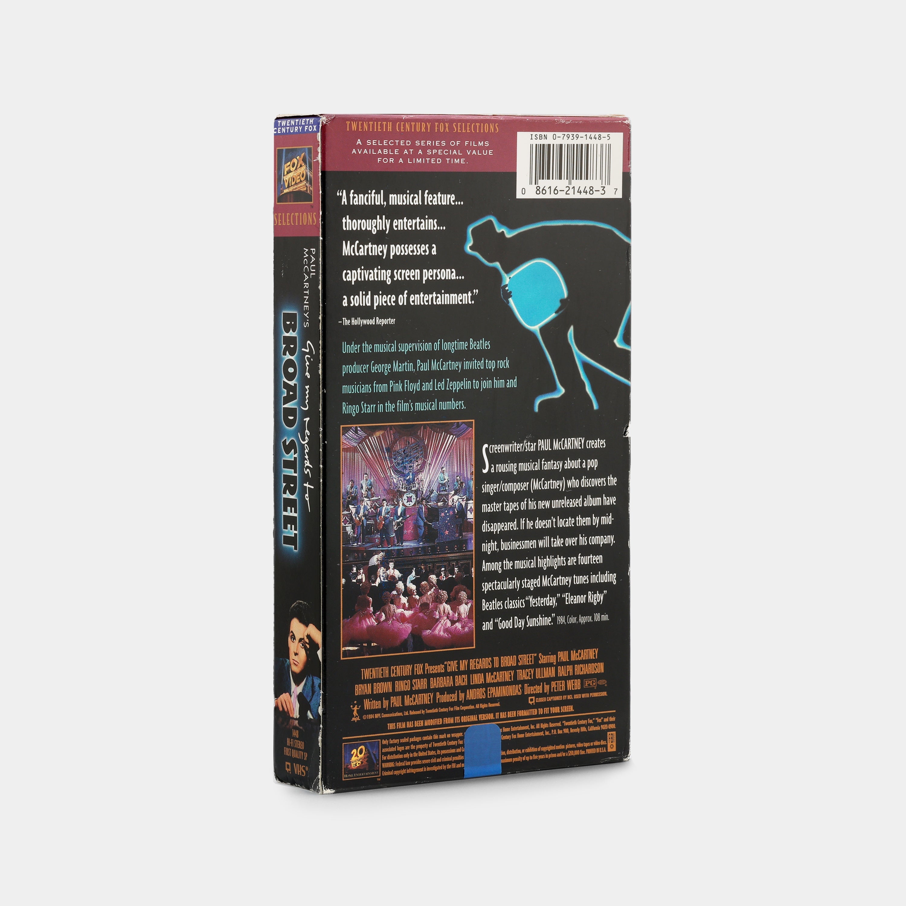 Give My Regards to Broad Street VHS Tape