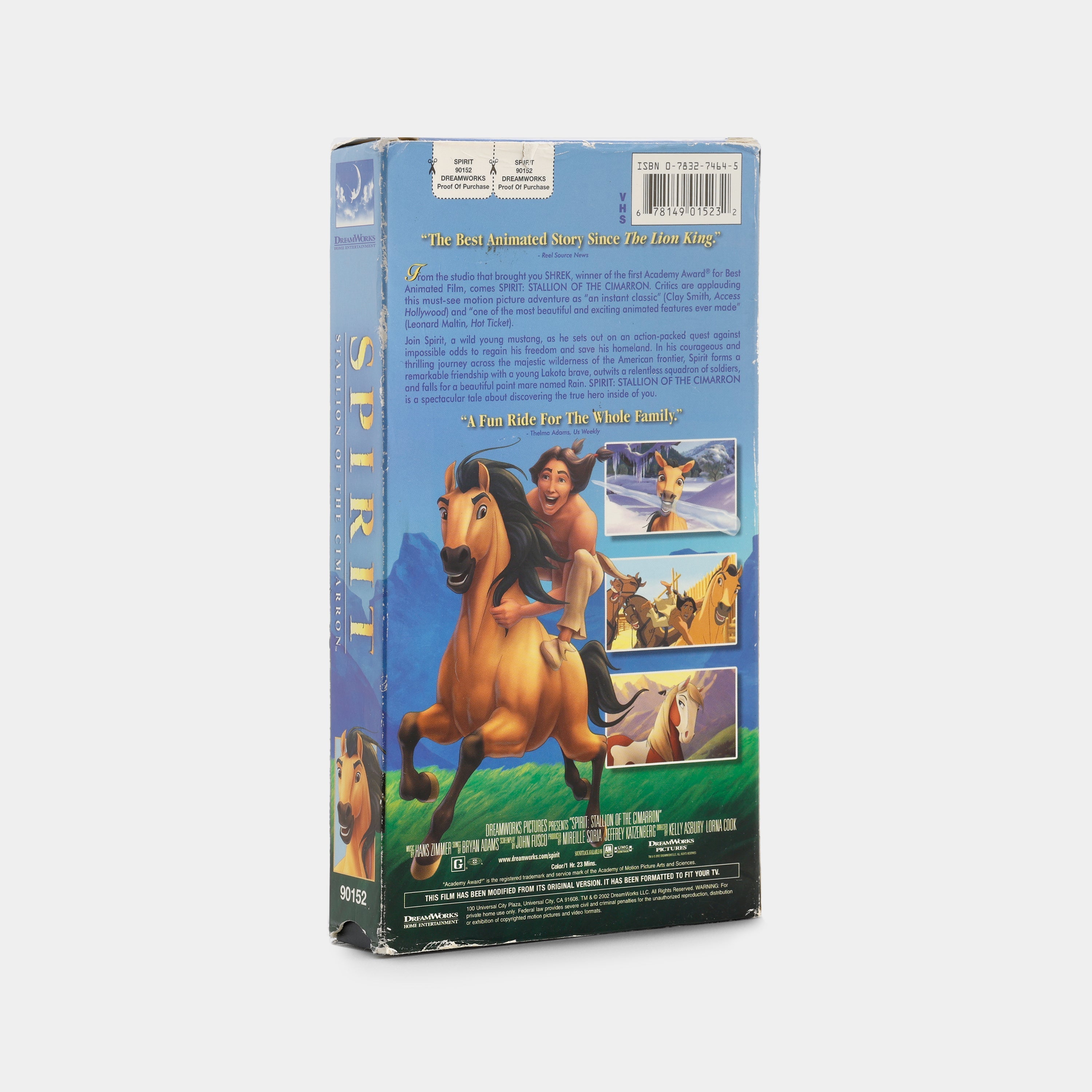 Spirit: Stallion of the Cimarron VHS Tape