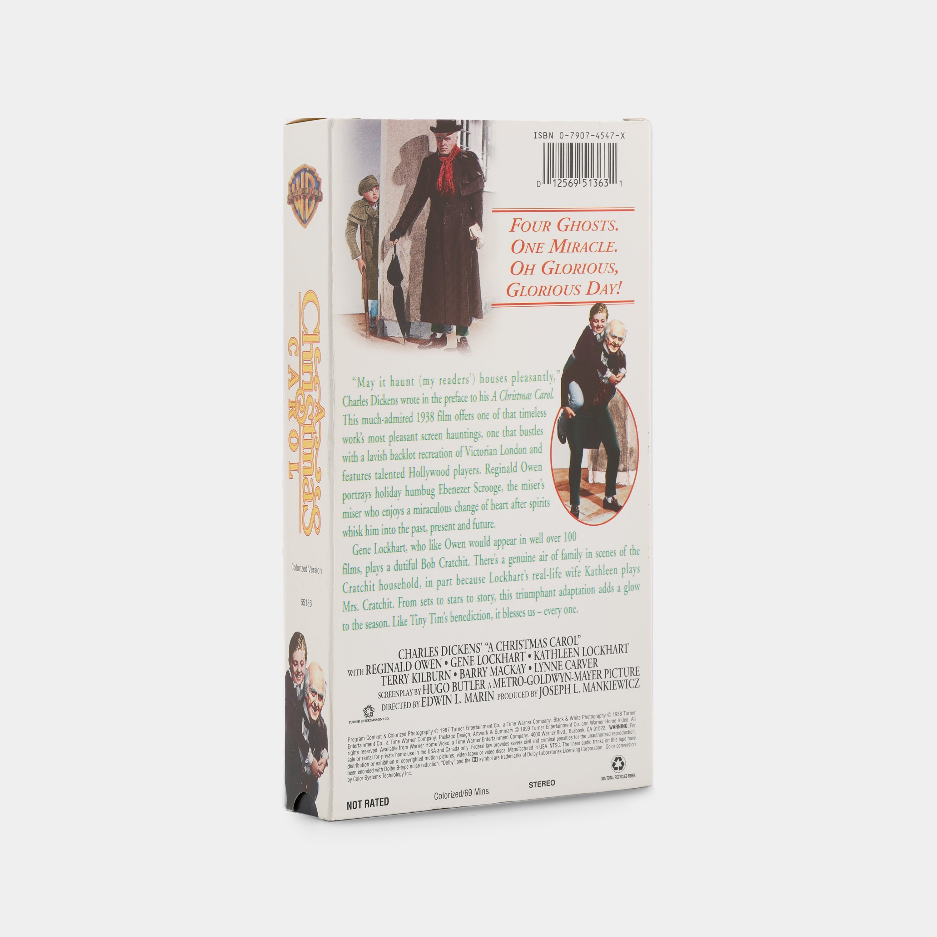 A Christmas Carol VHS Tape