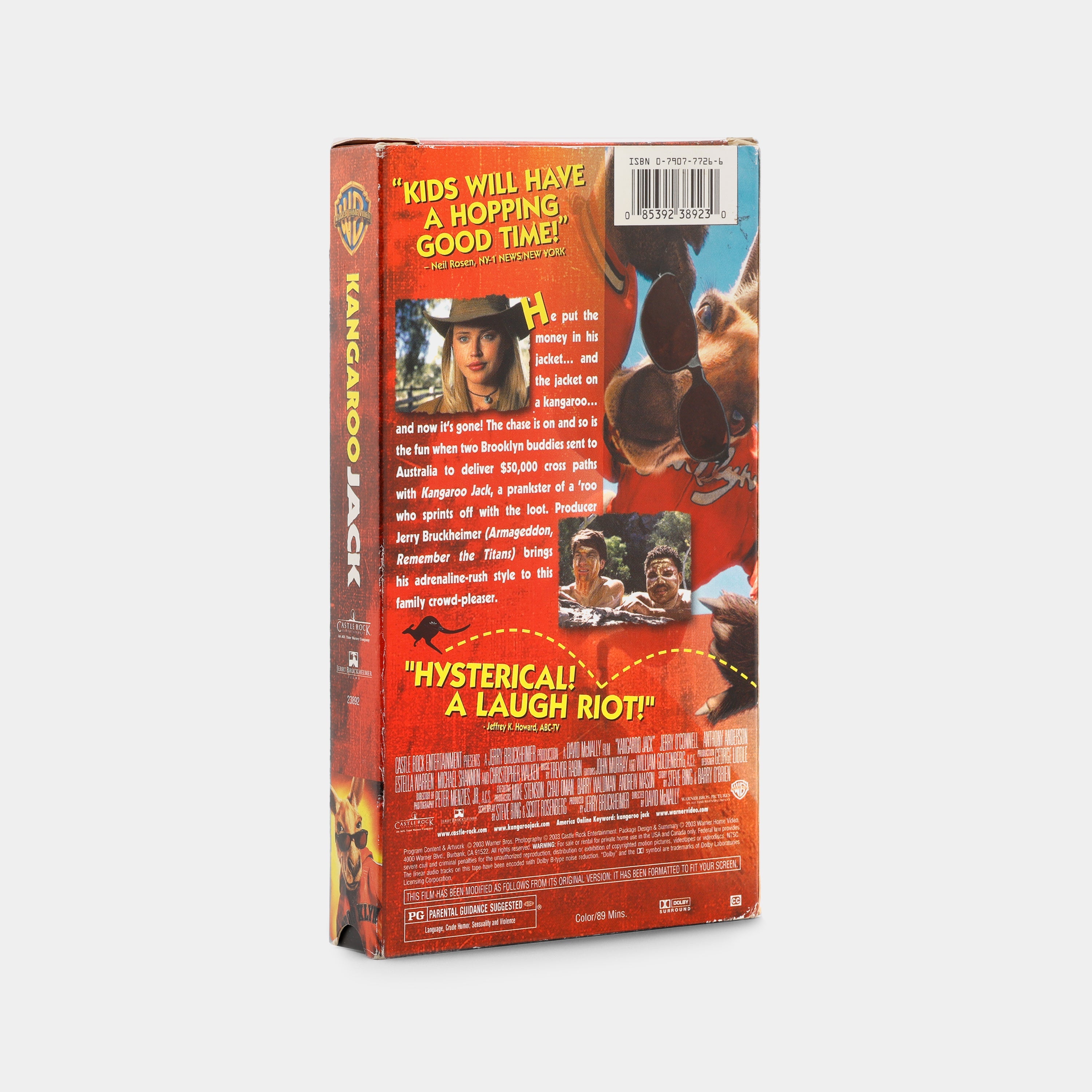 Kangaroo Jack VHS Tape