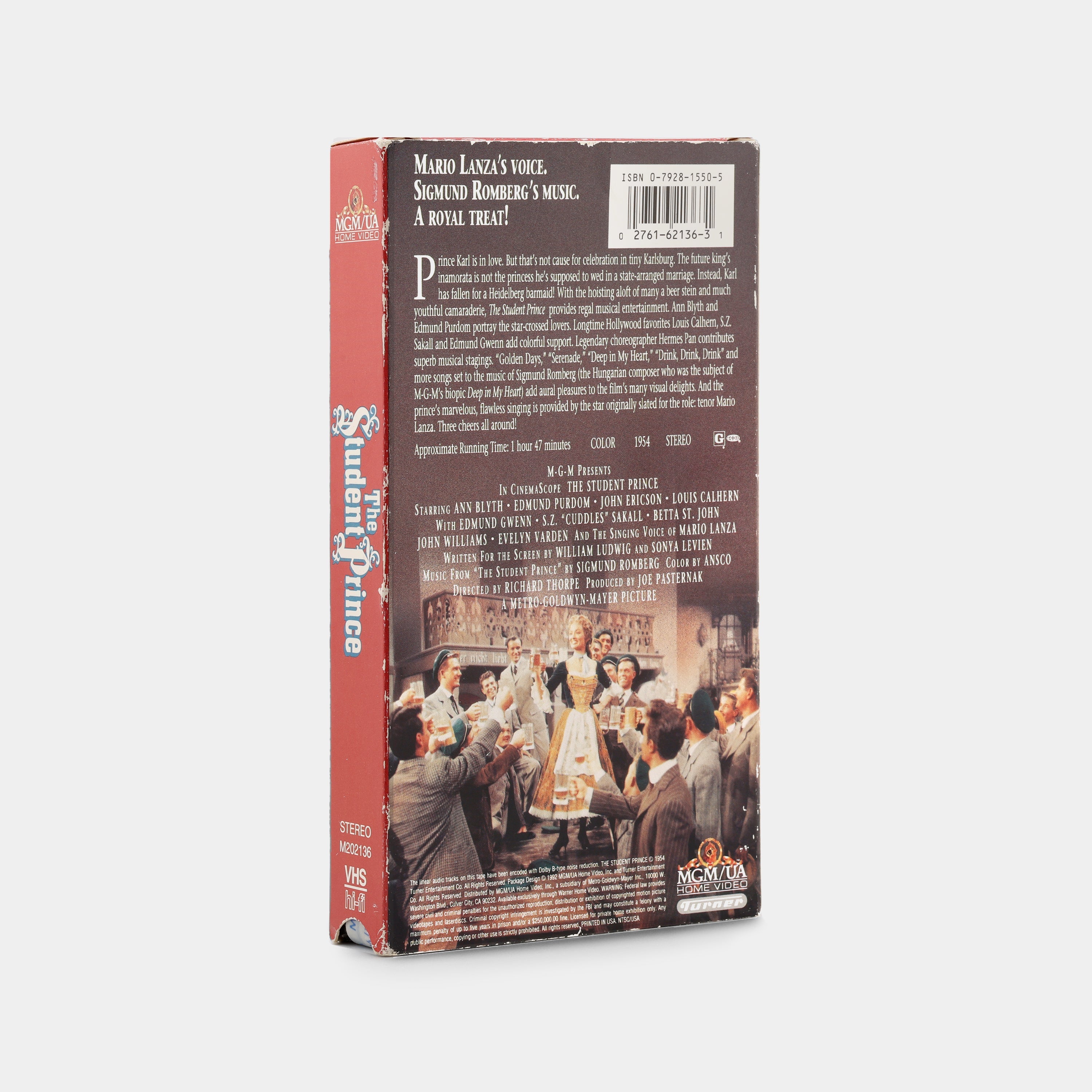 The Student Prince VHS Tape