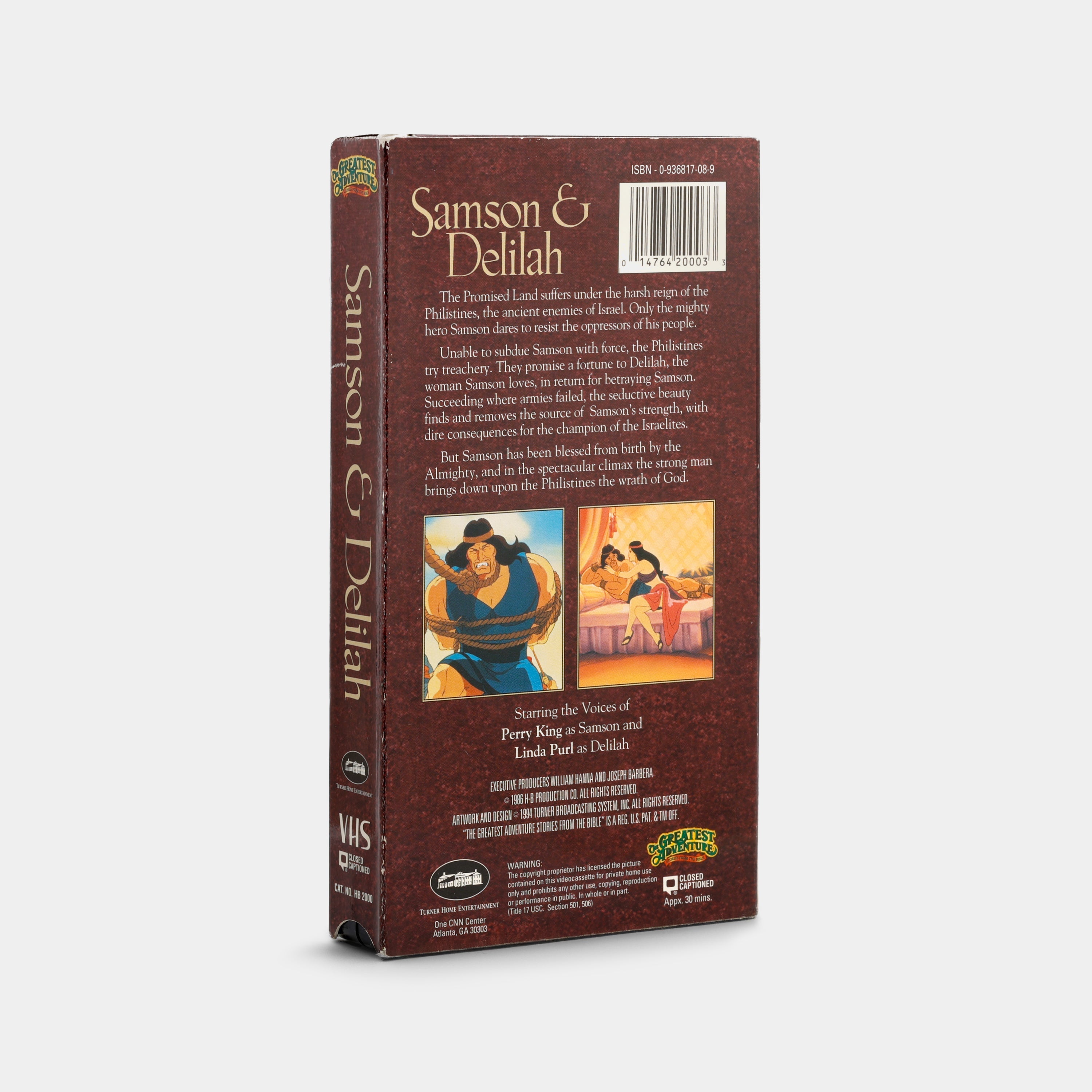 Samson and Delilah VHS Tape