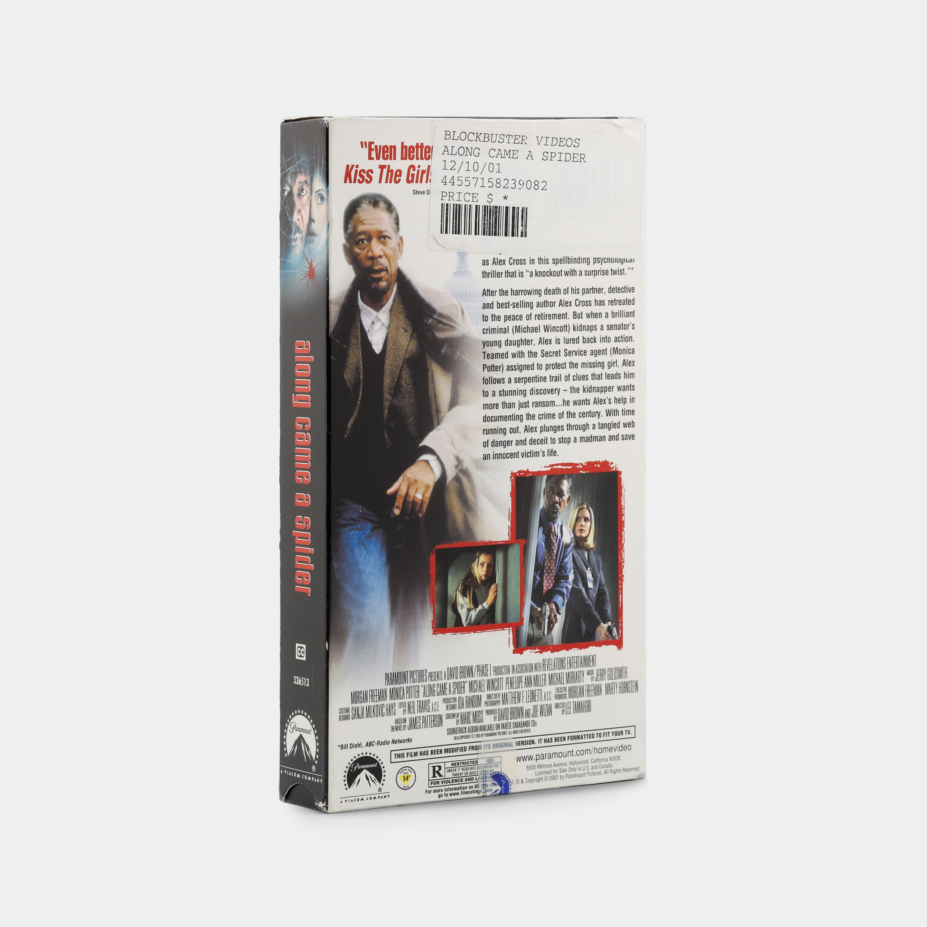 Along Came a Spider VHS Tape