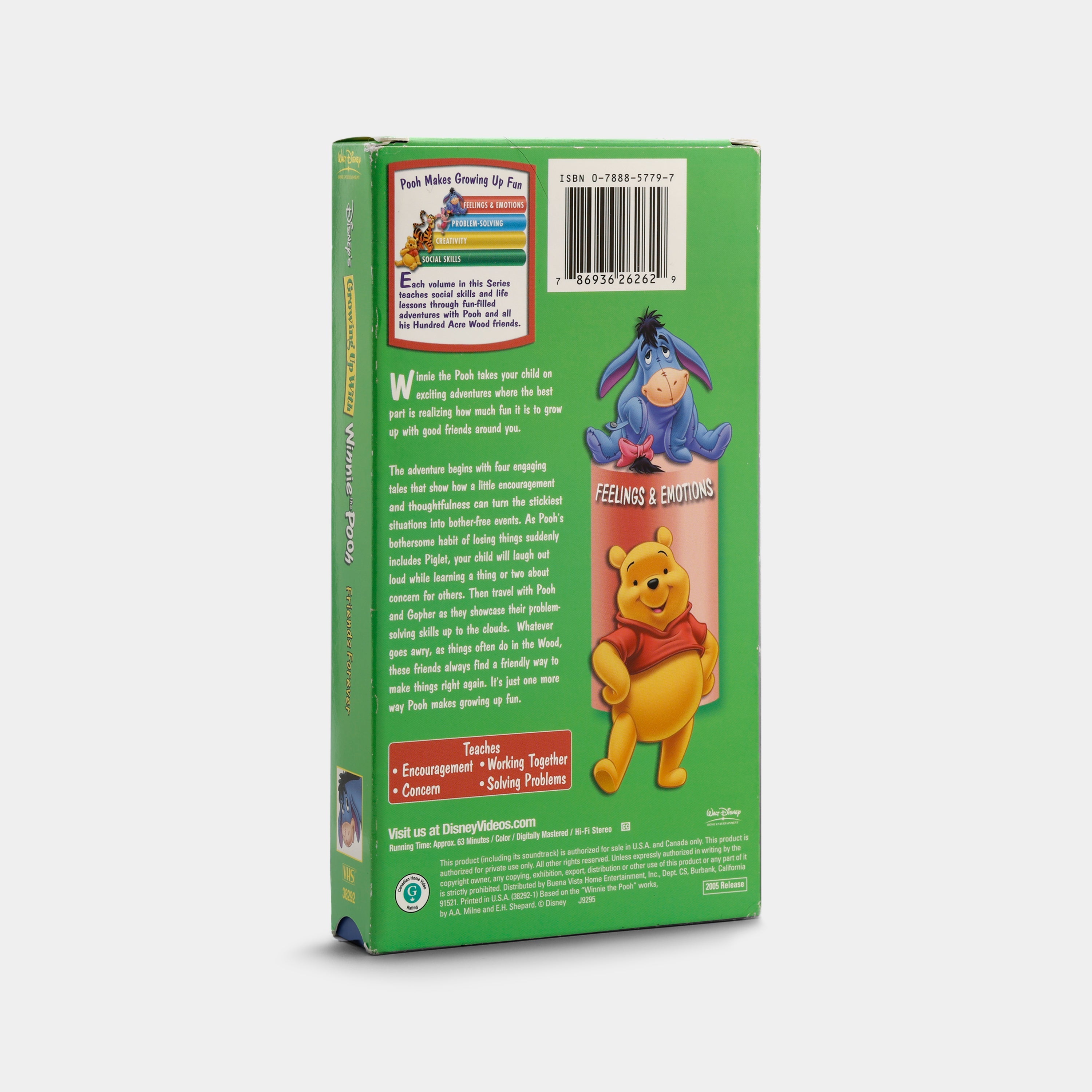 Growing Up with Winnie the Pooh: Friends Forever VHS Tape – Retrospekt