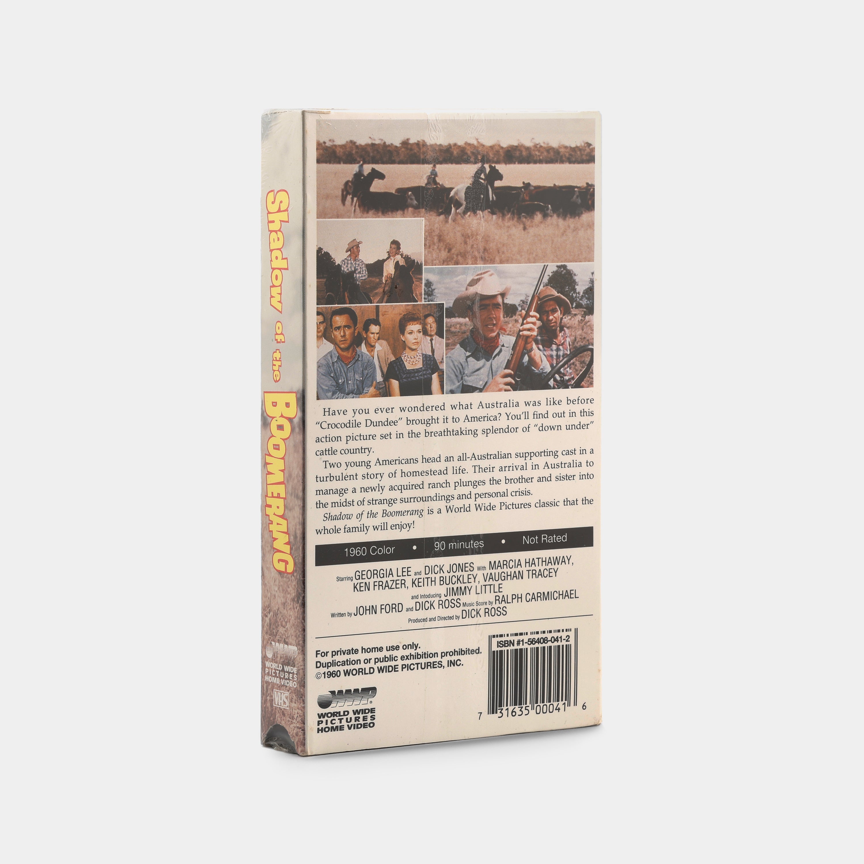 Shadow of the Boomerang (Sealed) VHS Tape