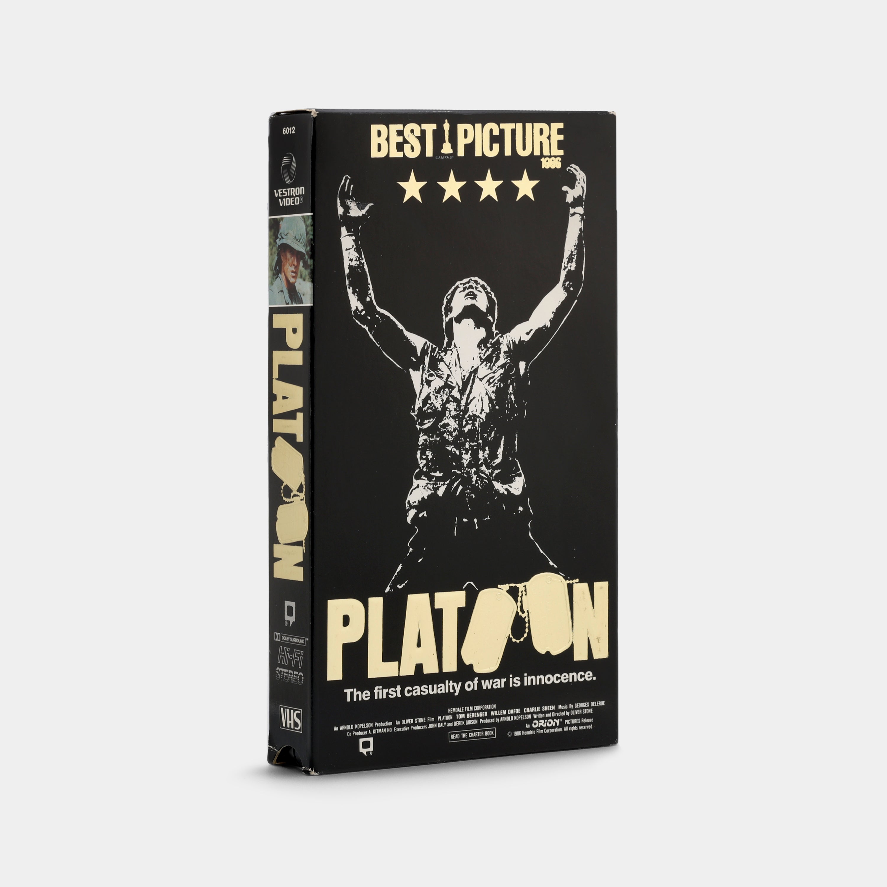 Platoon VHS Tape
