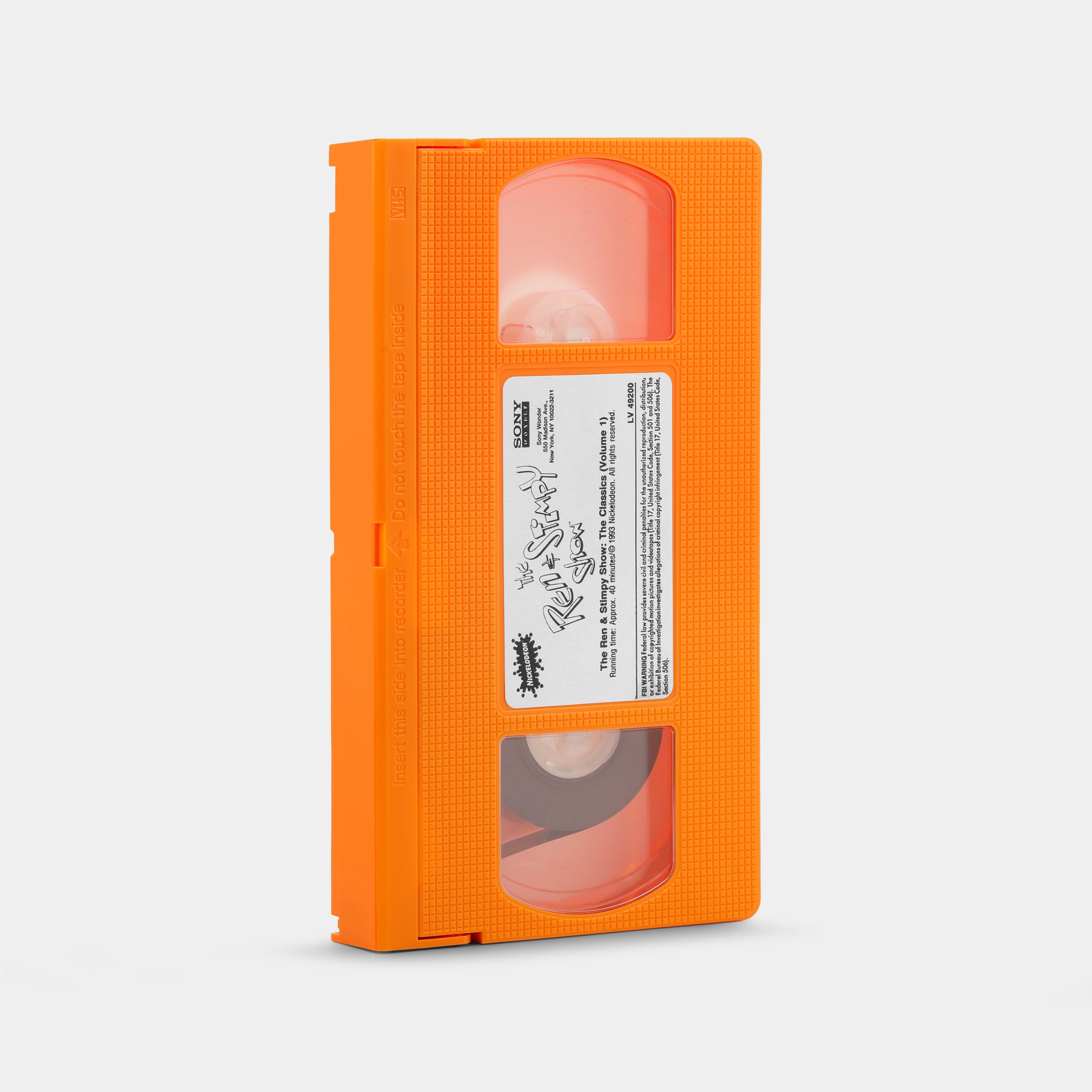 The Ren & Stimpy Show: The Classics Vol. 1 VHS Tape