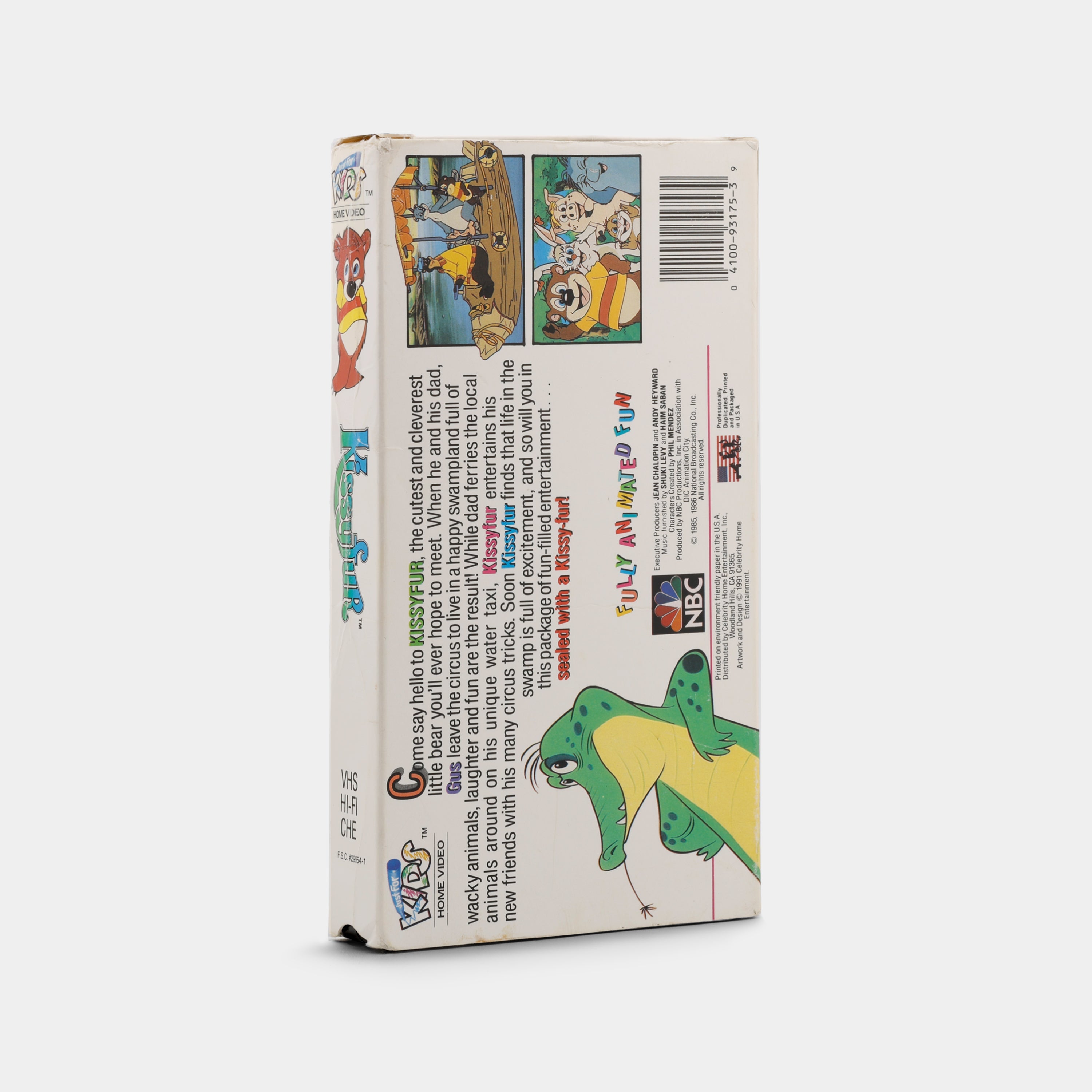 Kissyfur VHS Tape