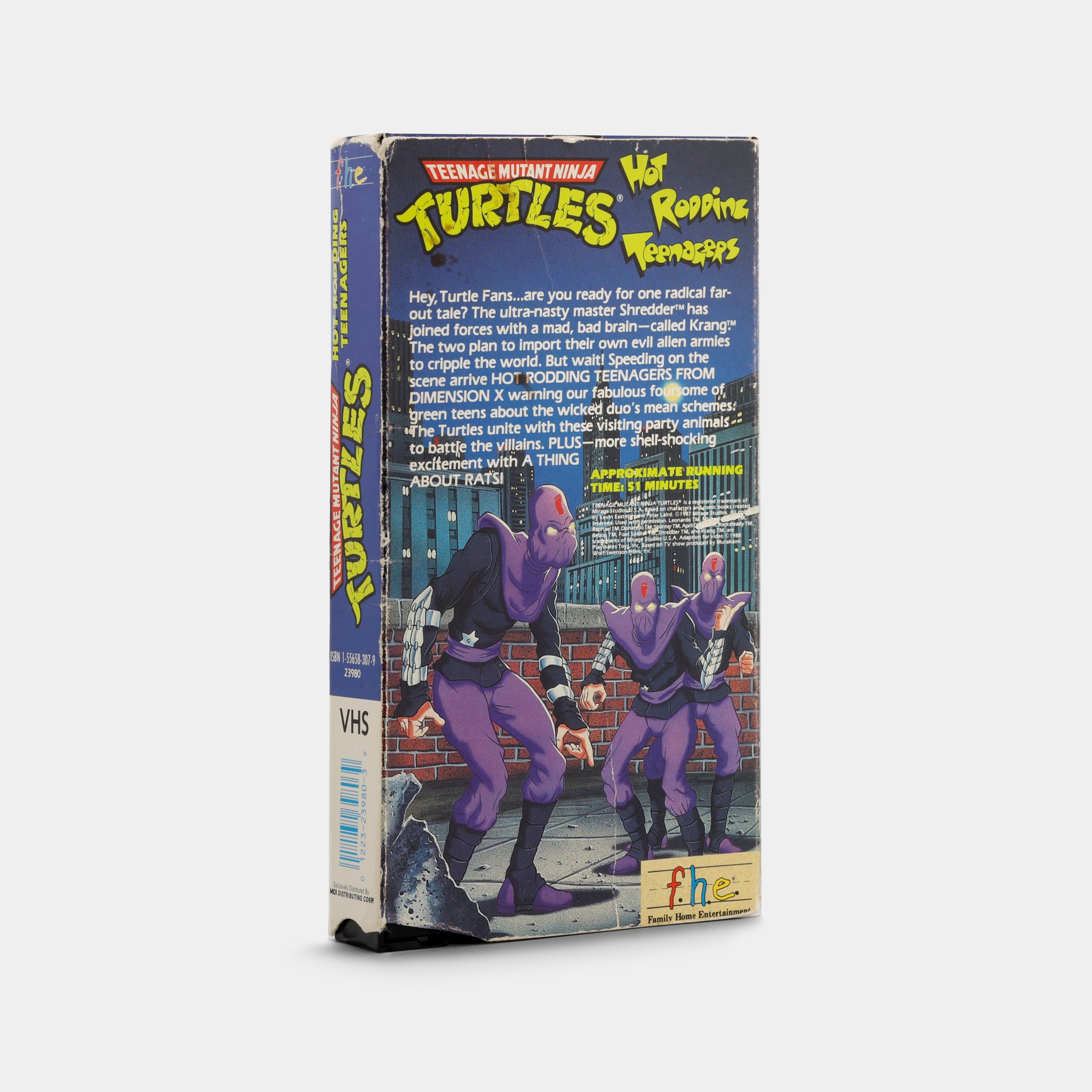 Teenage Mutant Ninja Turtles: Hot Rodding Teenagers VHS Tape