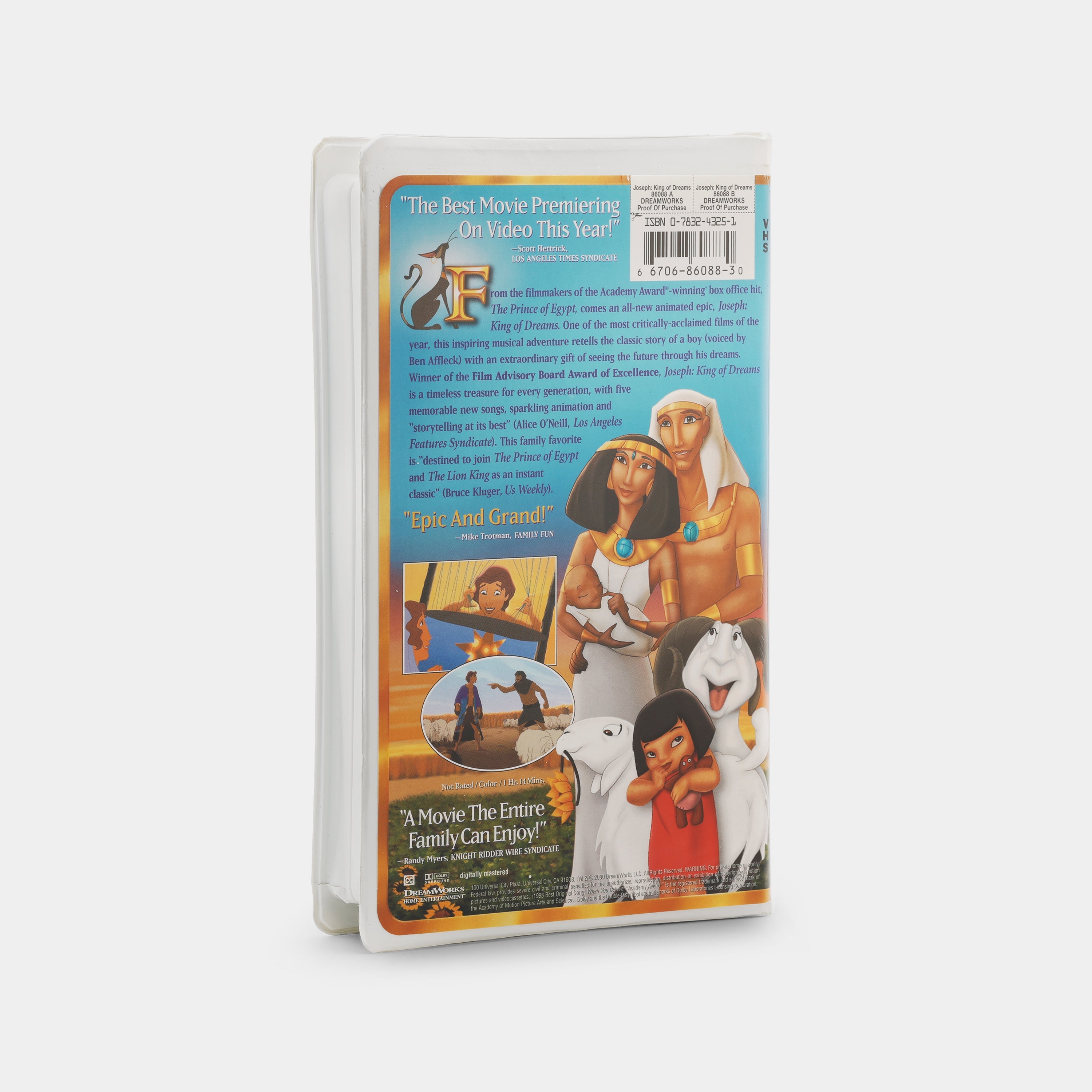 Joseph: King of Dreams VHS Tape