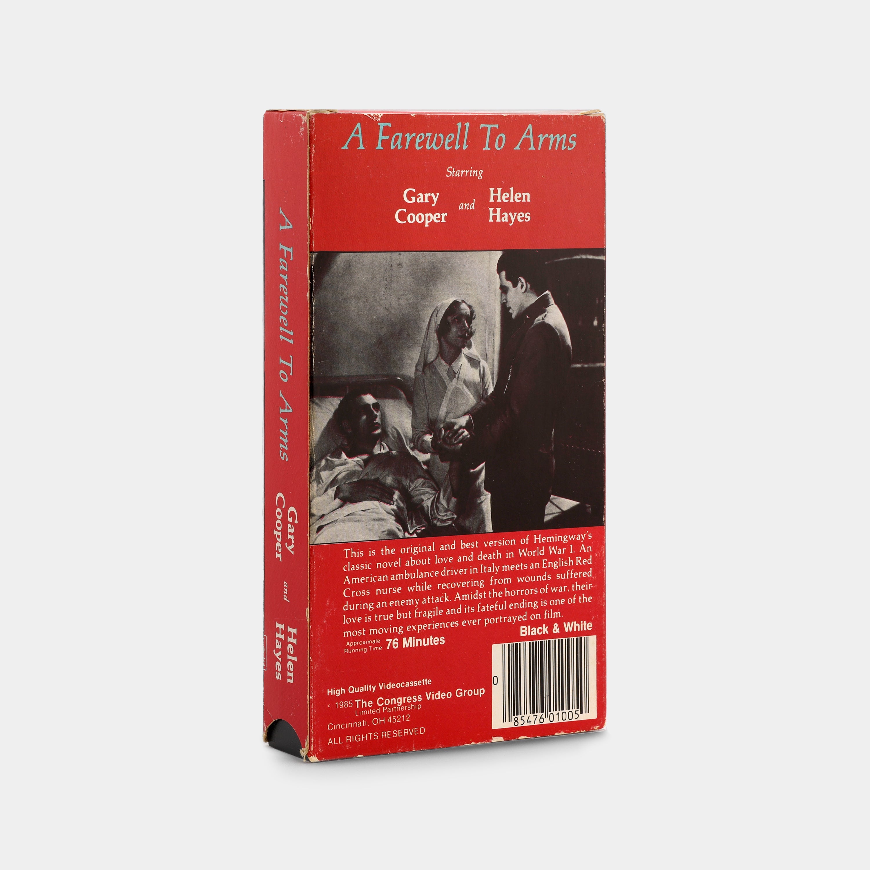 A Farewell to Arms VHS Tape