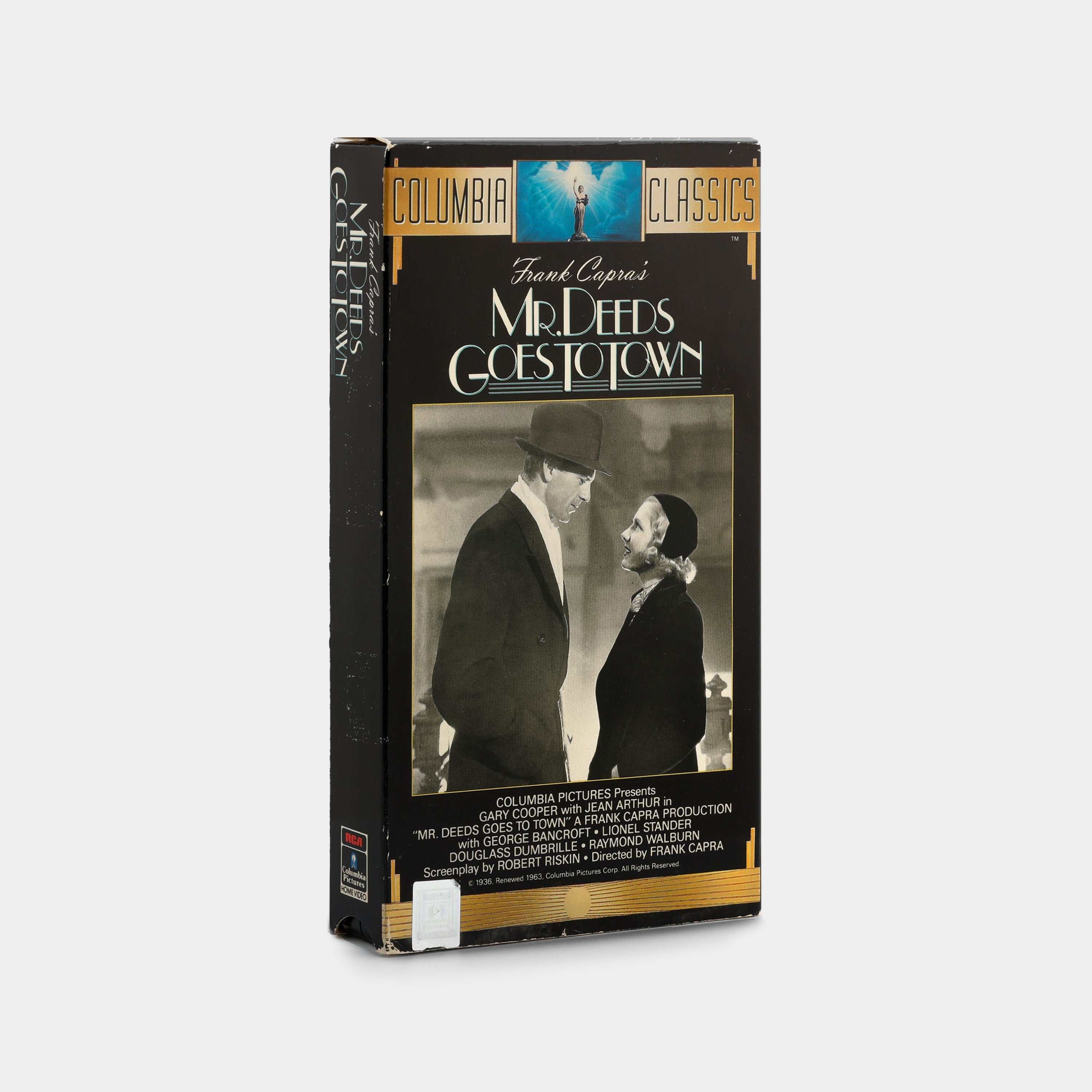 Mr. Deeds Goes to Town VHS Tape