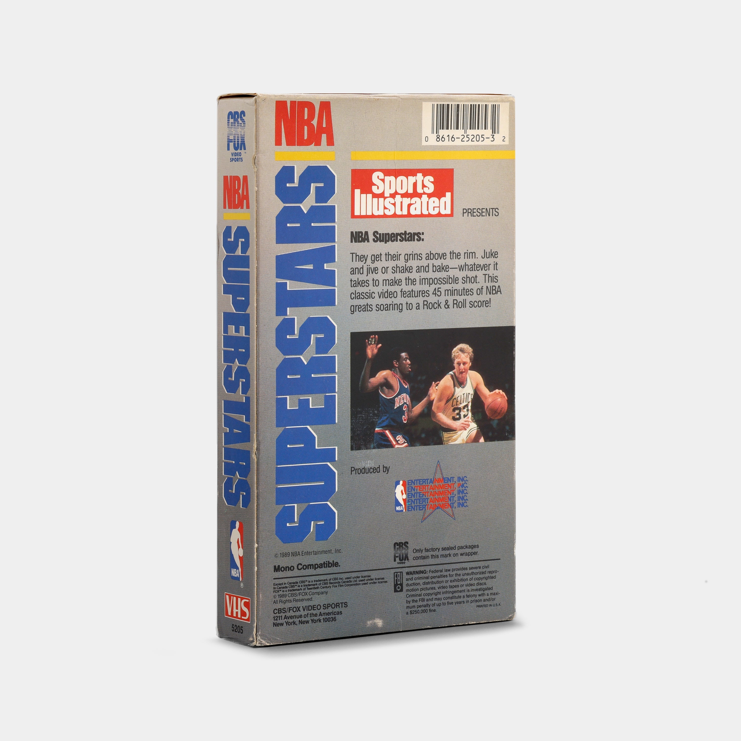 NBA Superstars VHS Tape