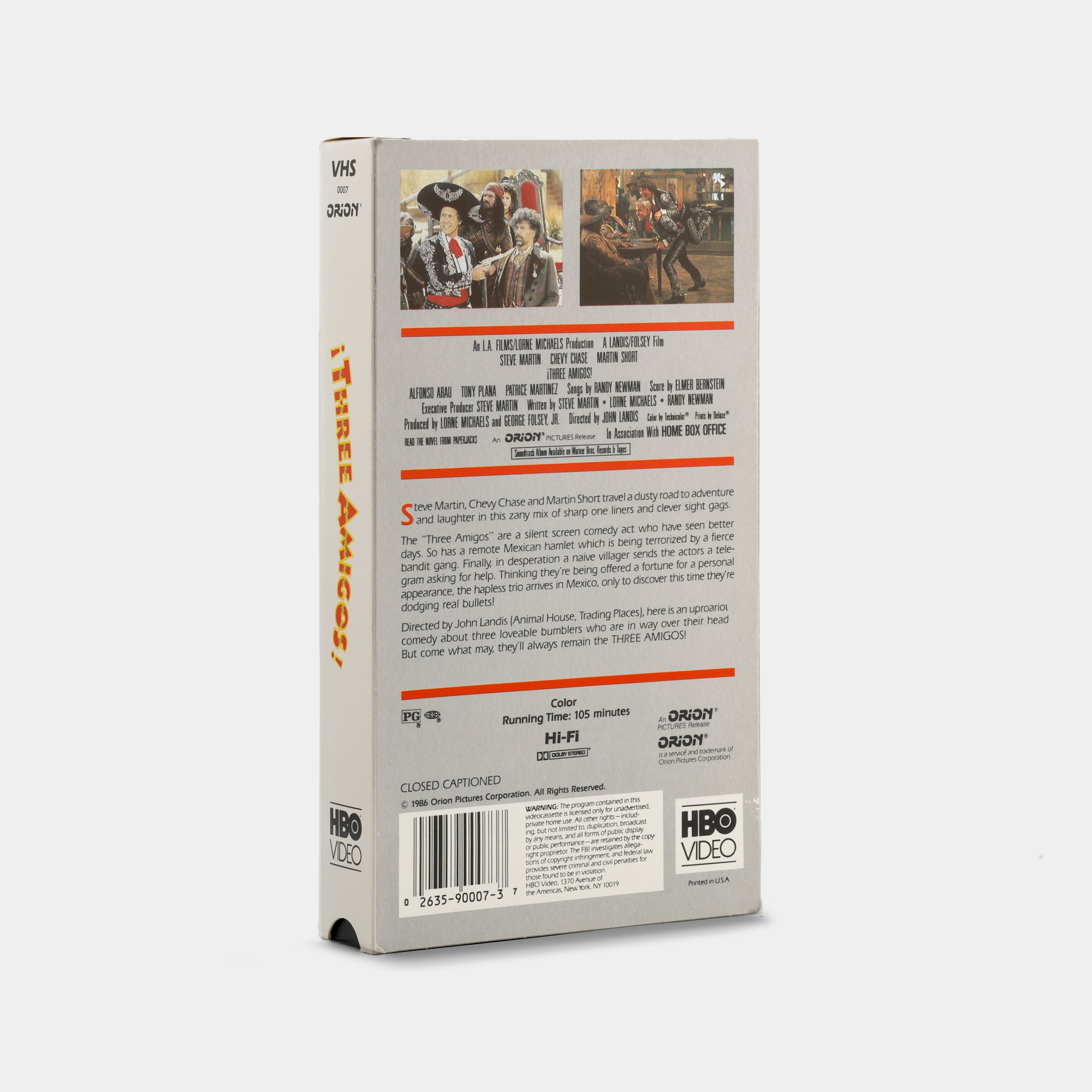 Three Amigos! VHS Tape