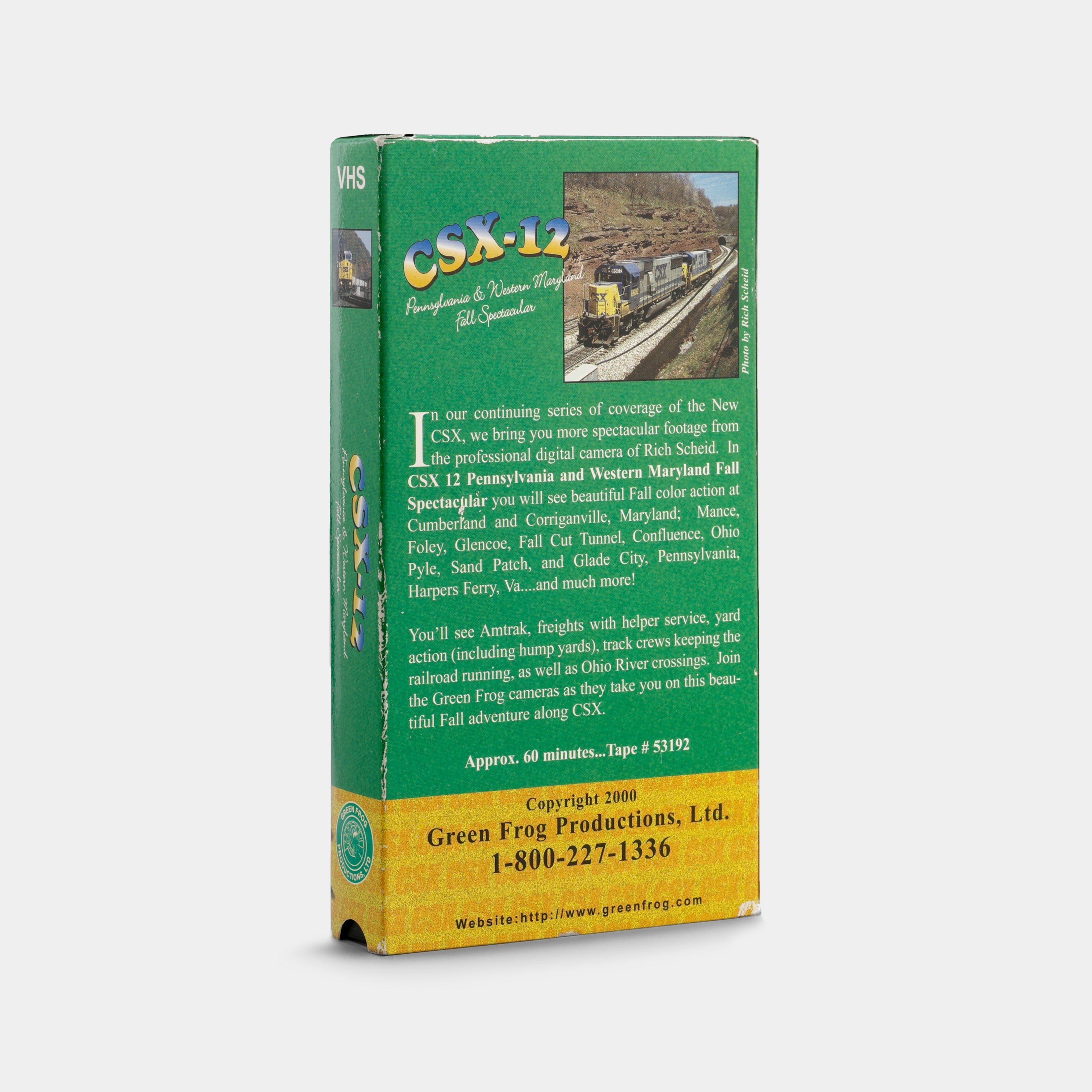 CSX-12: Pennsylvania and Western Maryland Fall Spectacular VHS Tape