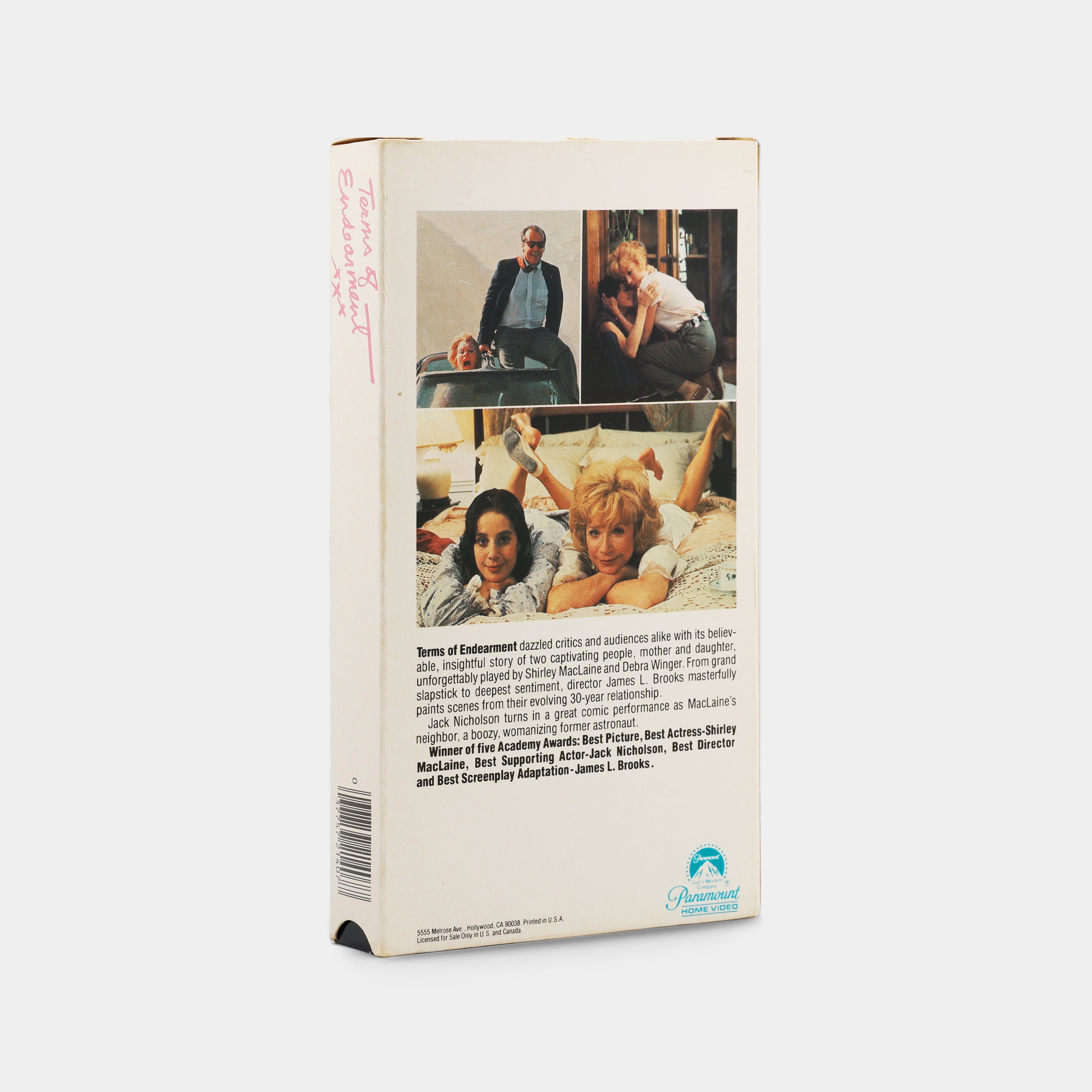 Terms of Endearment VHS Tape