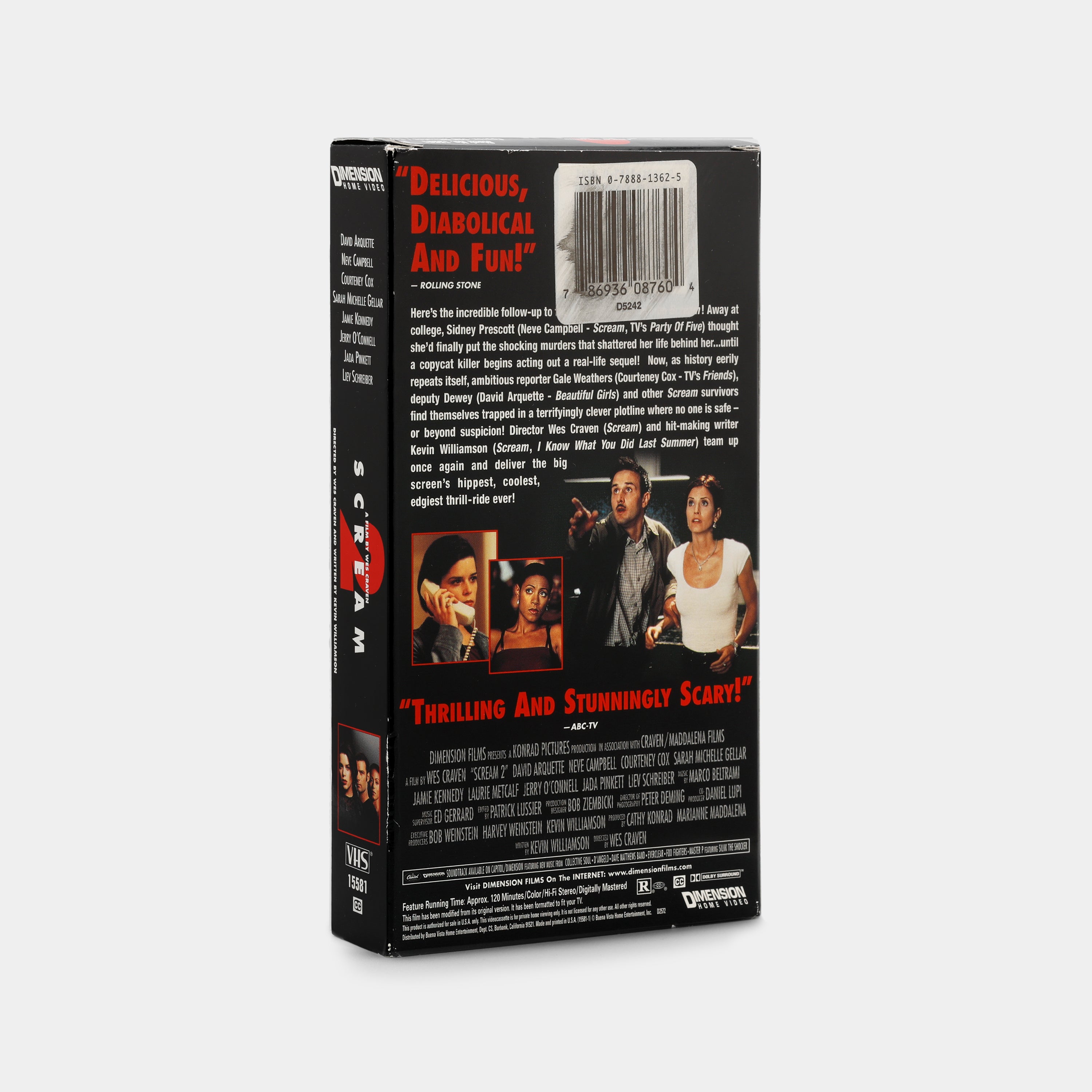 Scream 2 VHS Tape – Retrospekt