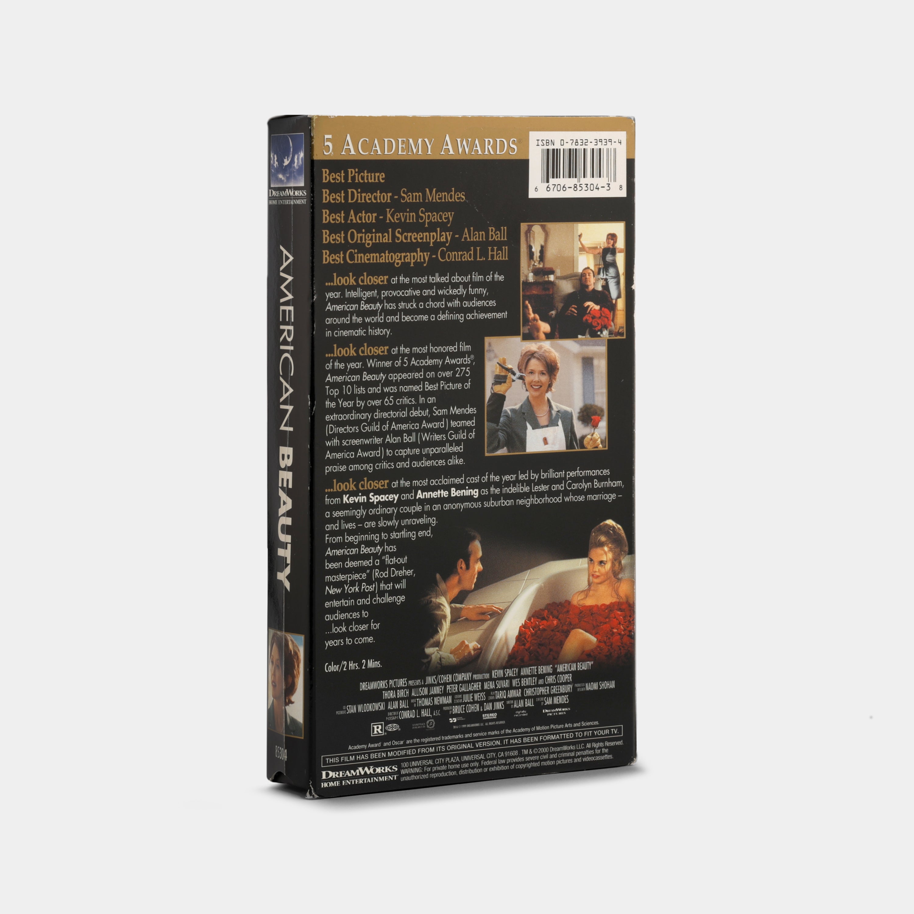 American Beauty VHS Tape