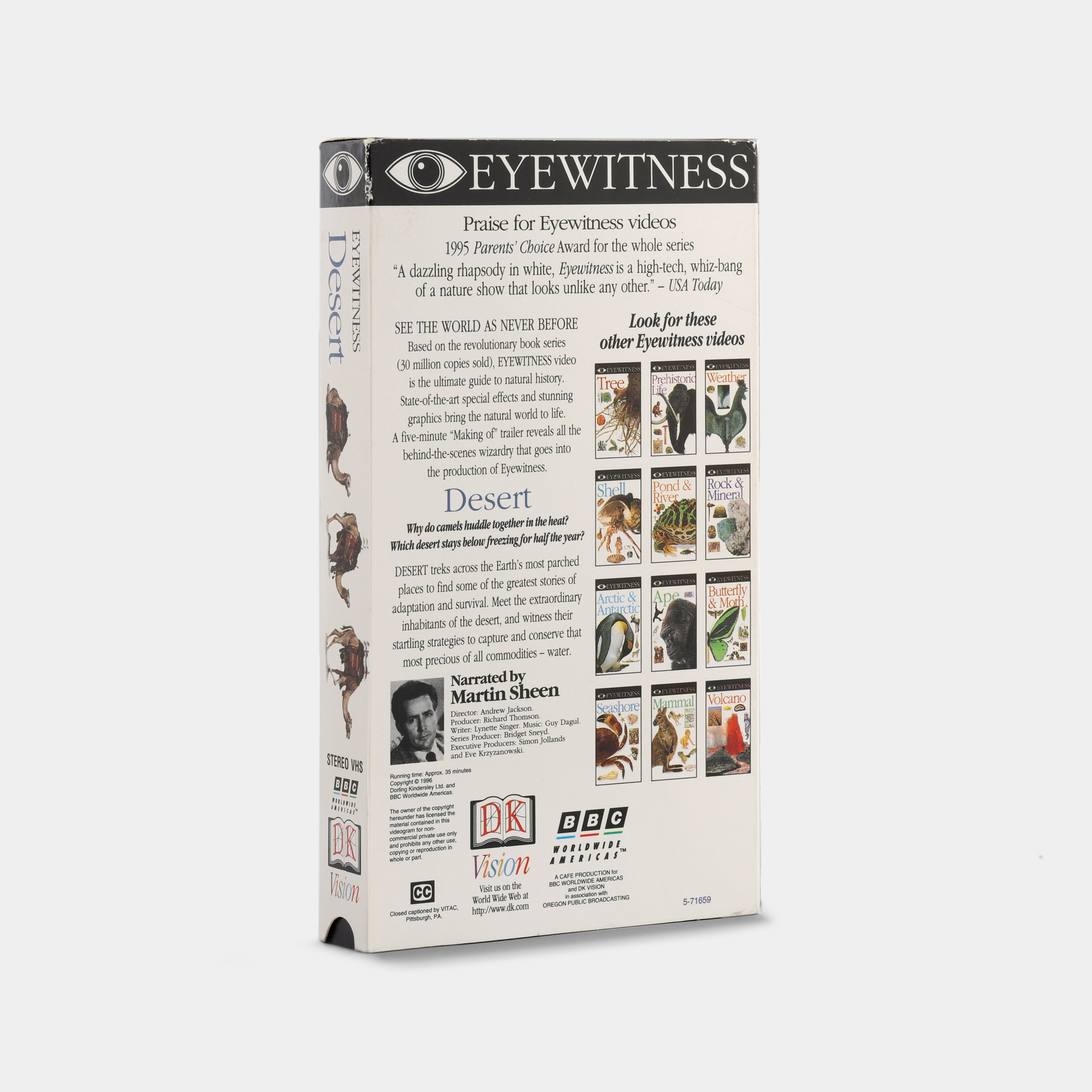 Eyewitness: Desert VHS Tape