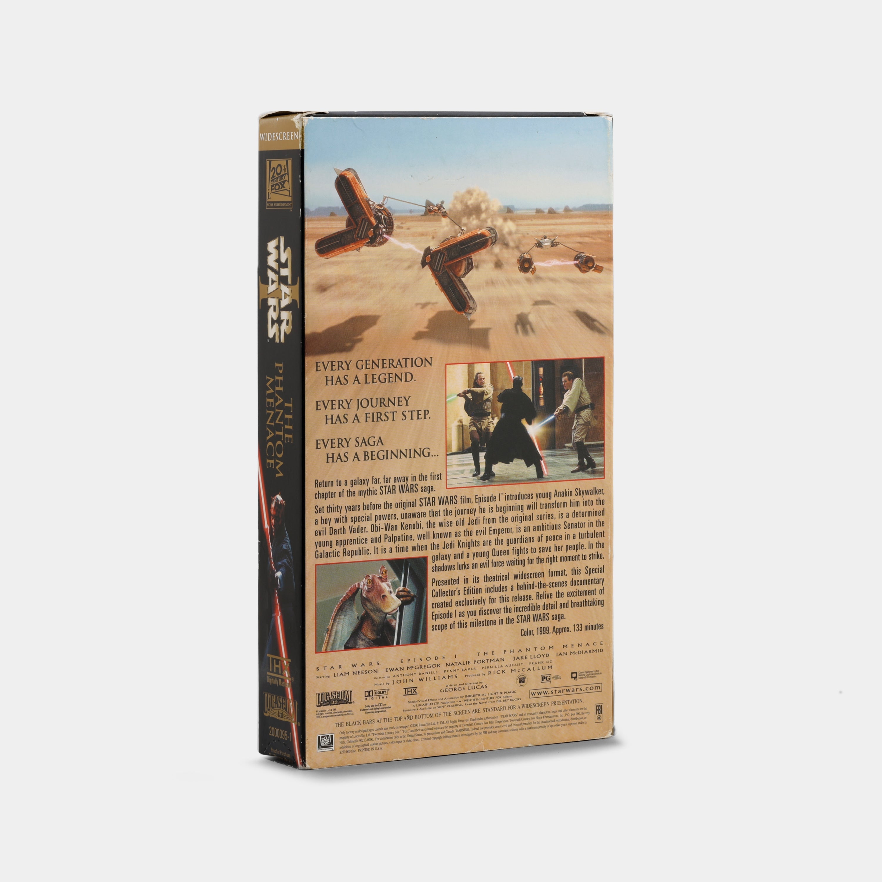 Star Wars: Episode I – The Phantom Menace (Widescreen) VHS Tape