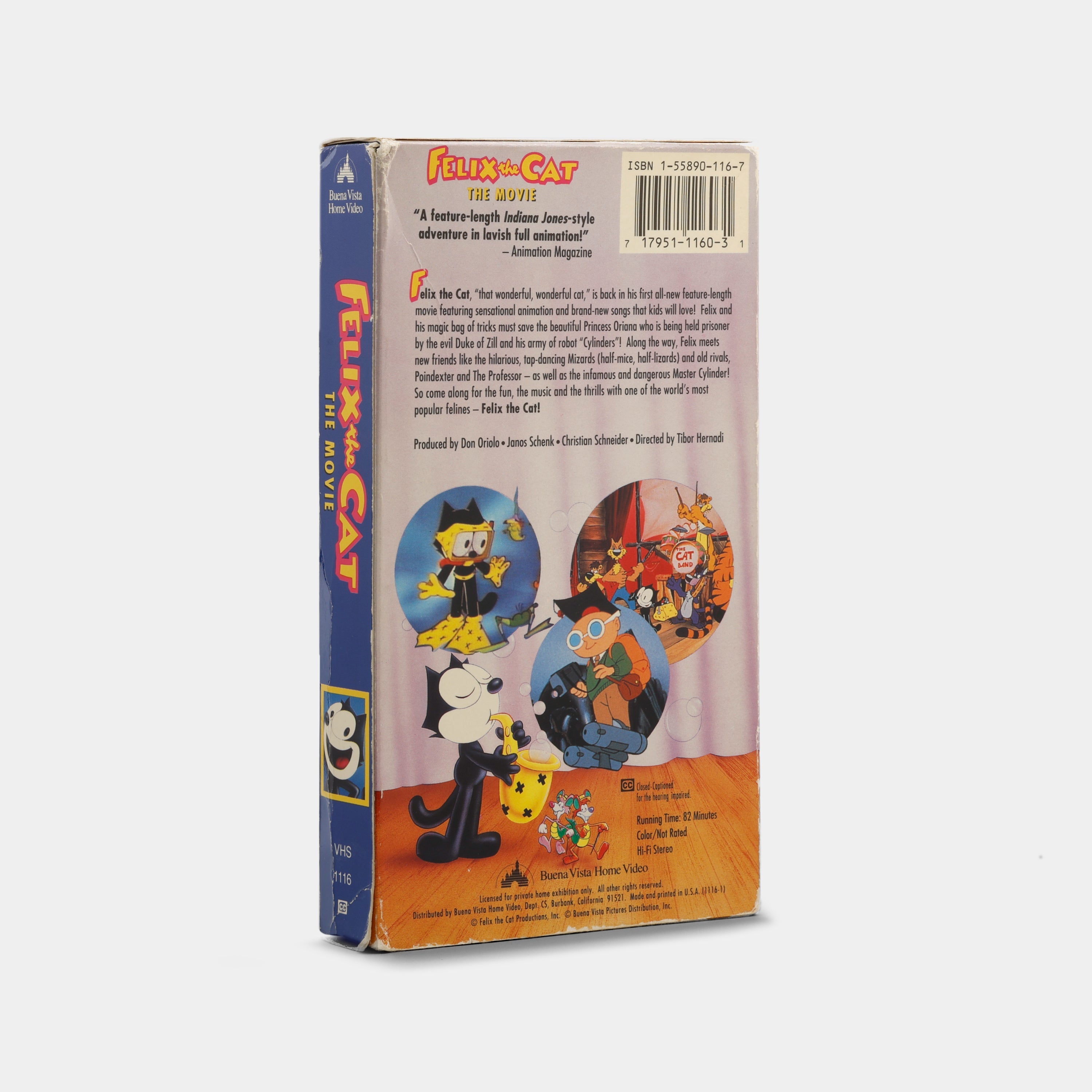 Felix the Cat: The Movie VHS Tape