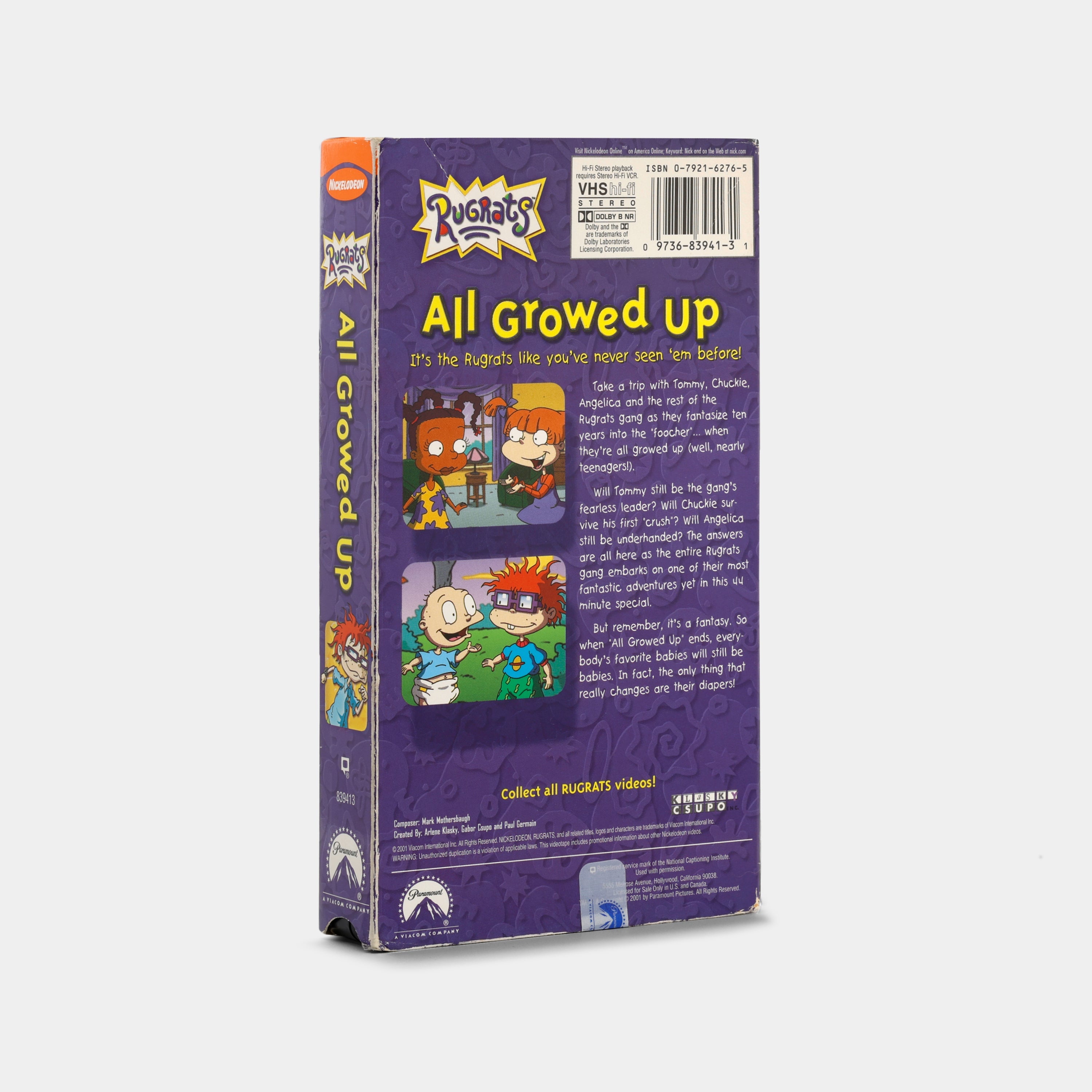 Rugrats: All Growed Up VHS Tape