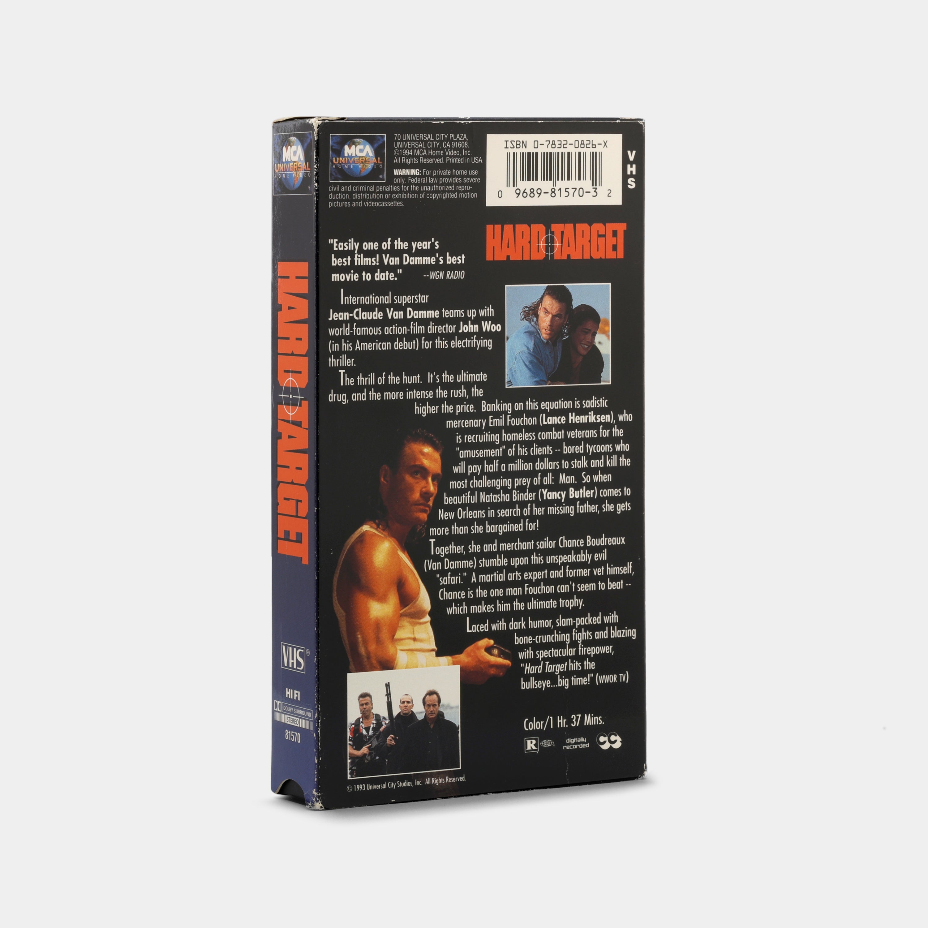 Hard Target VHS Tape – Retrospekt