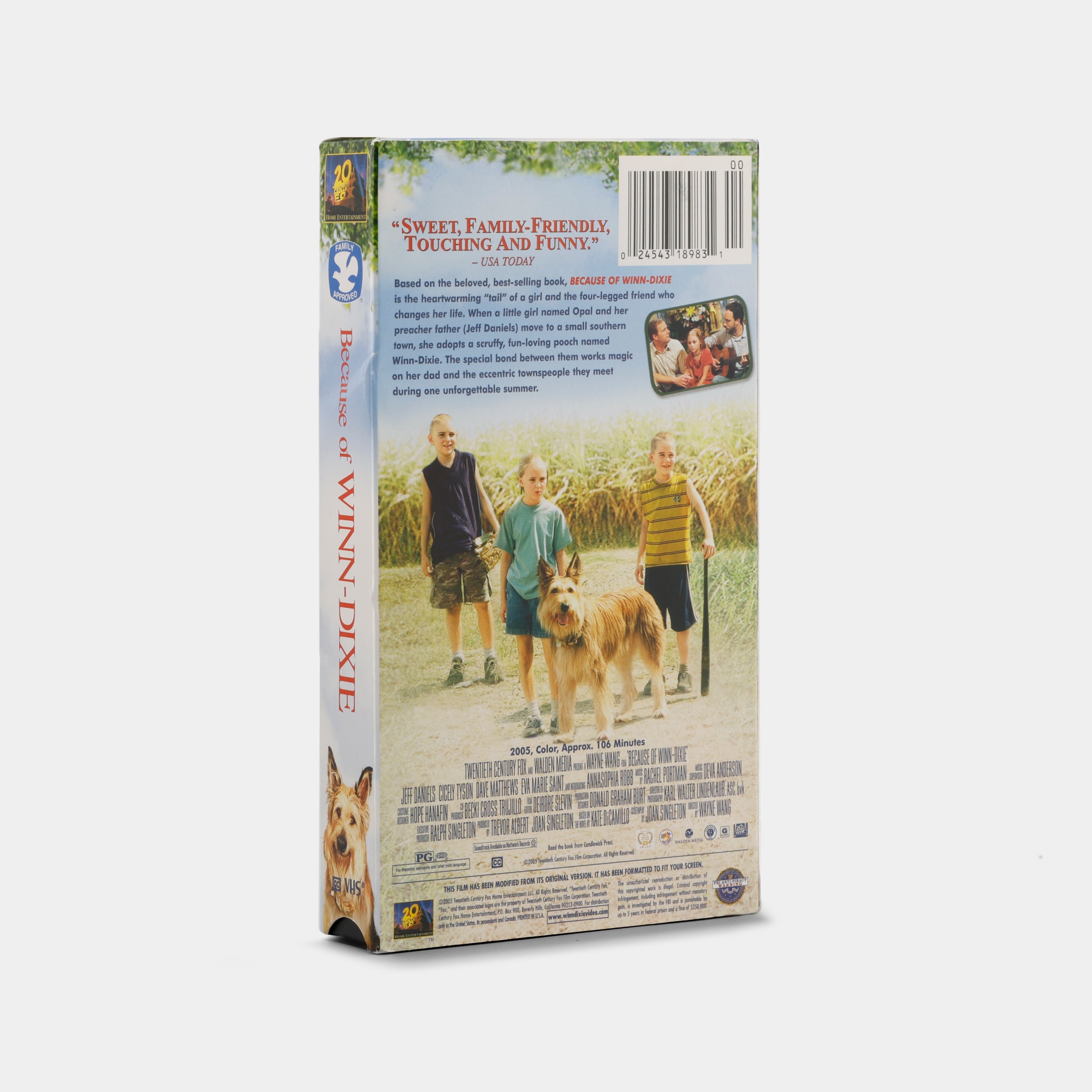 Because of Winn-Dixie VHS Tape