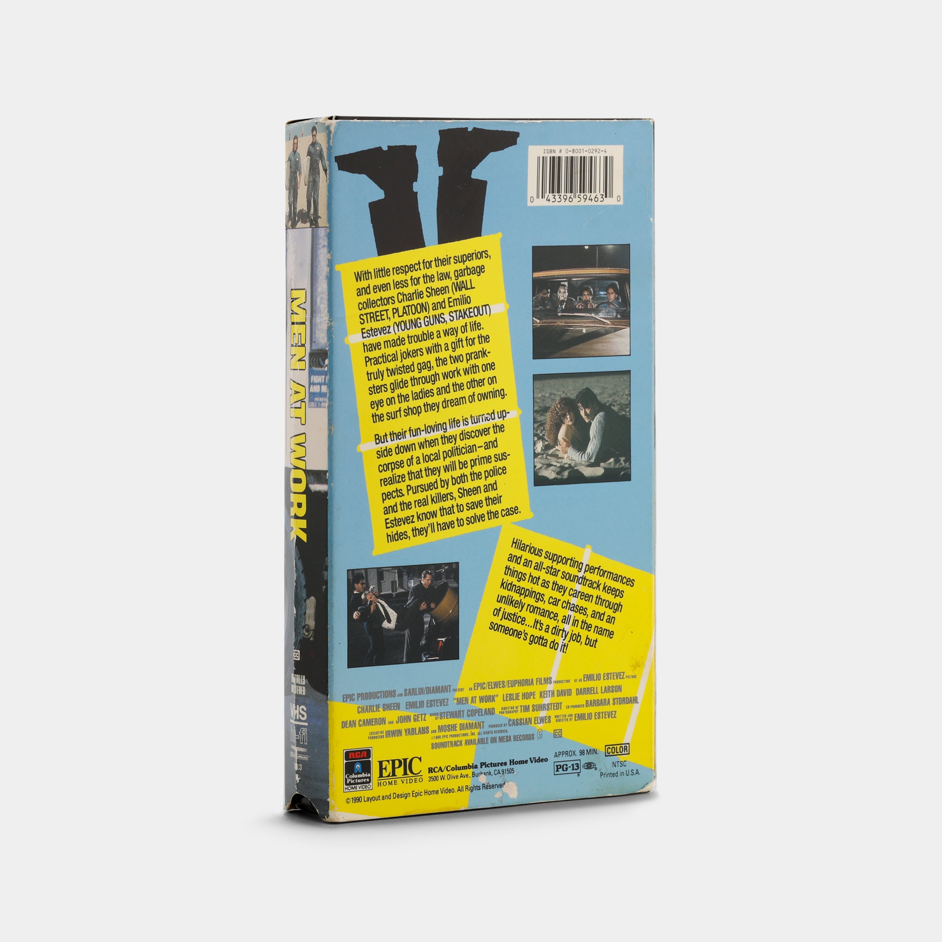 Men at Work VHS Tape