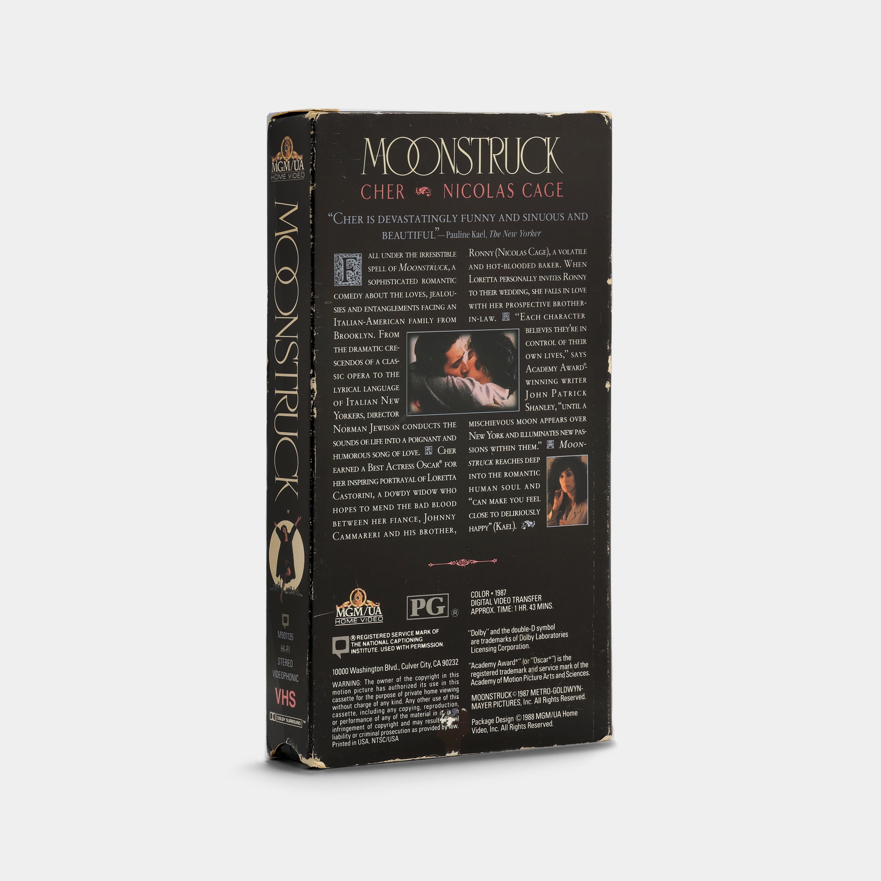 Moonstruck VHS Tape