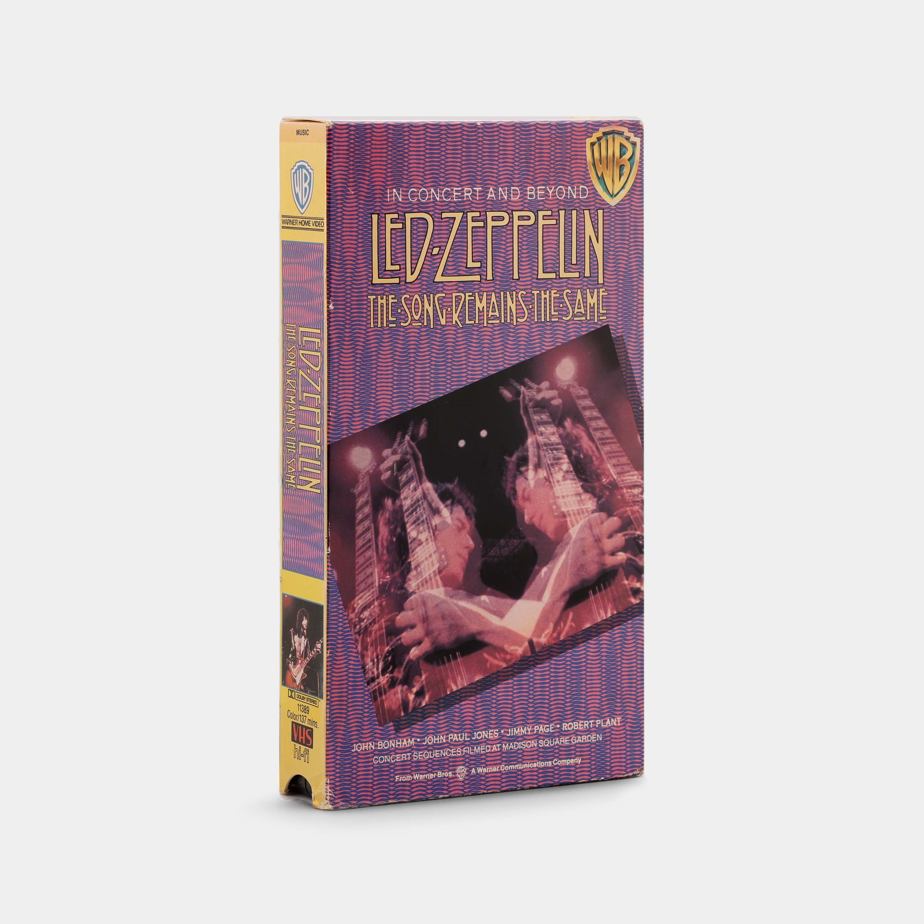 The Song Remains the Same VHS Tape