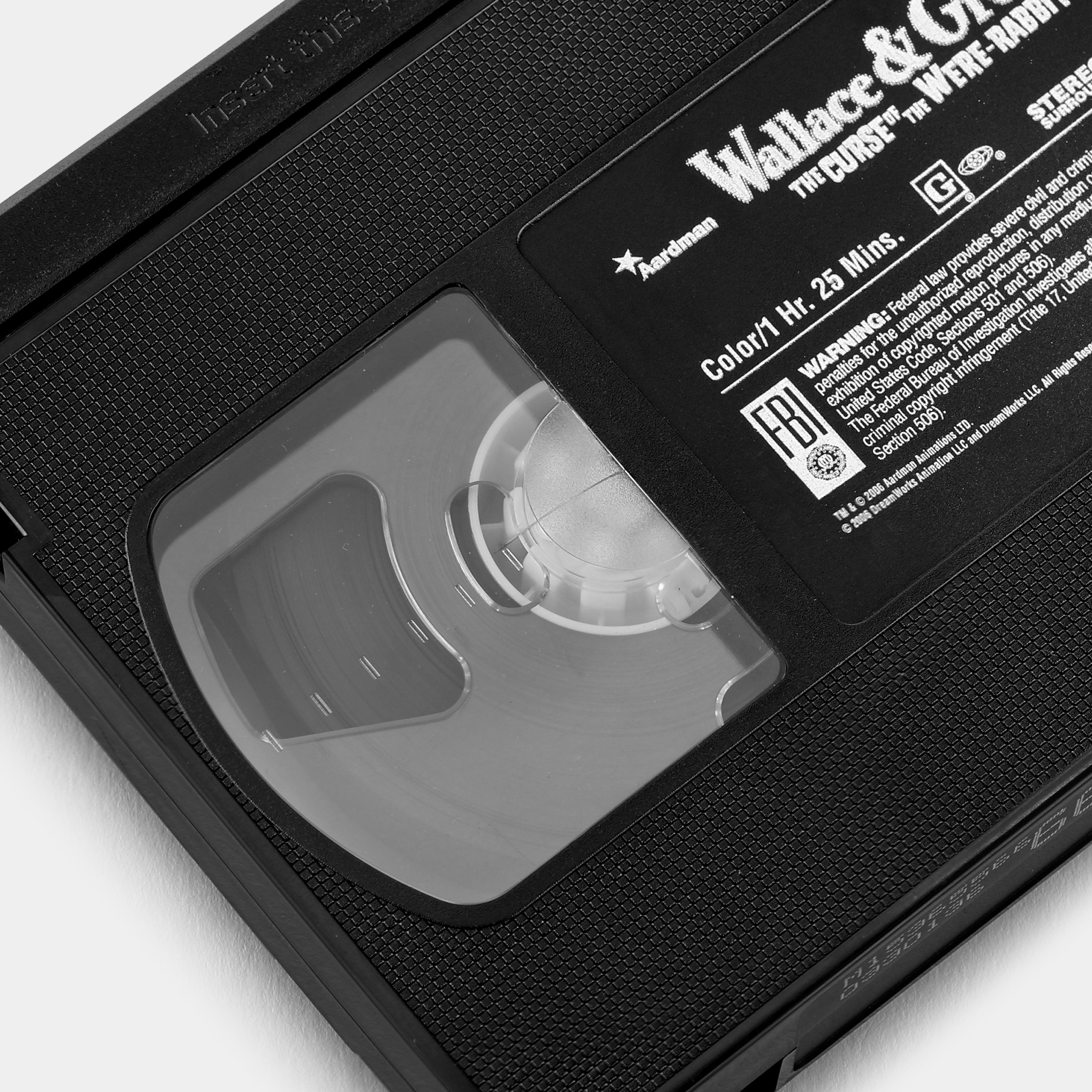 Wallace & Gromit: The Curse Of The Were-Rabbit VHS Tape