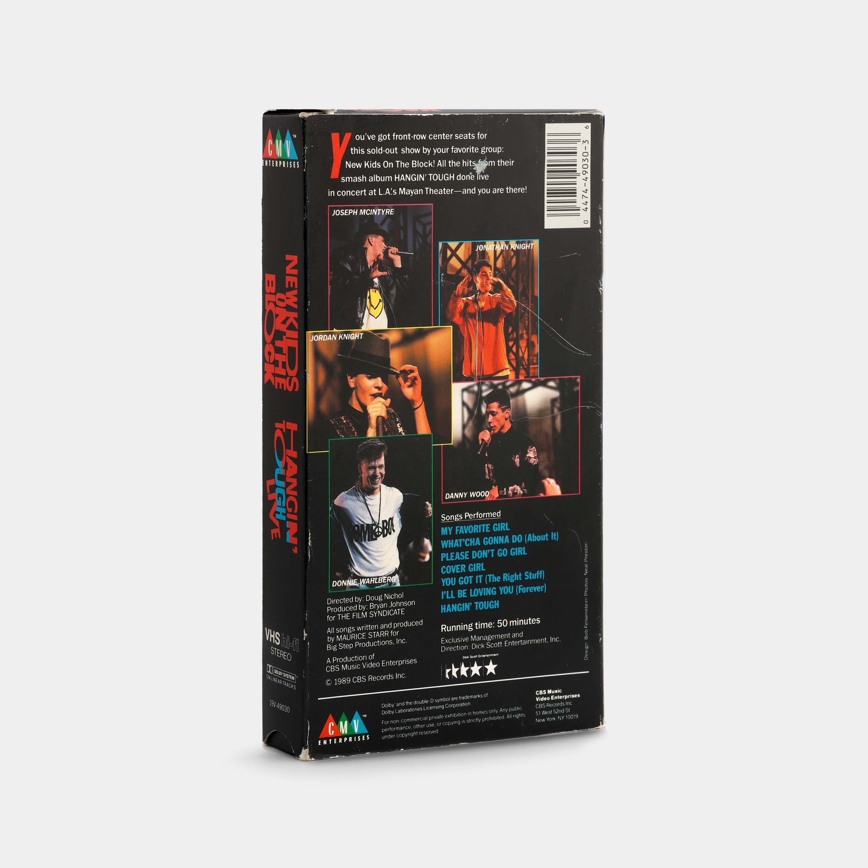 New Kids on the Block: Hangin' Tough Live VHS Tape