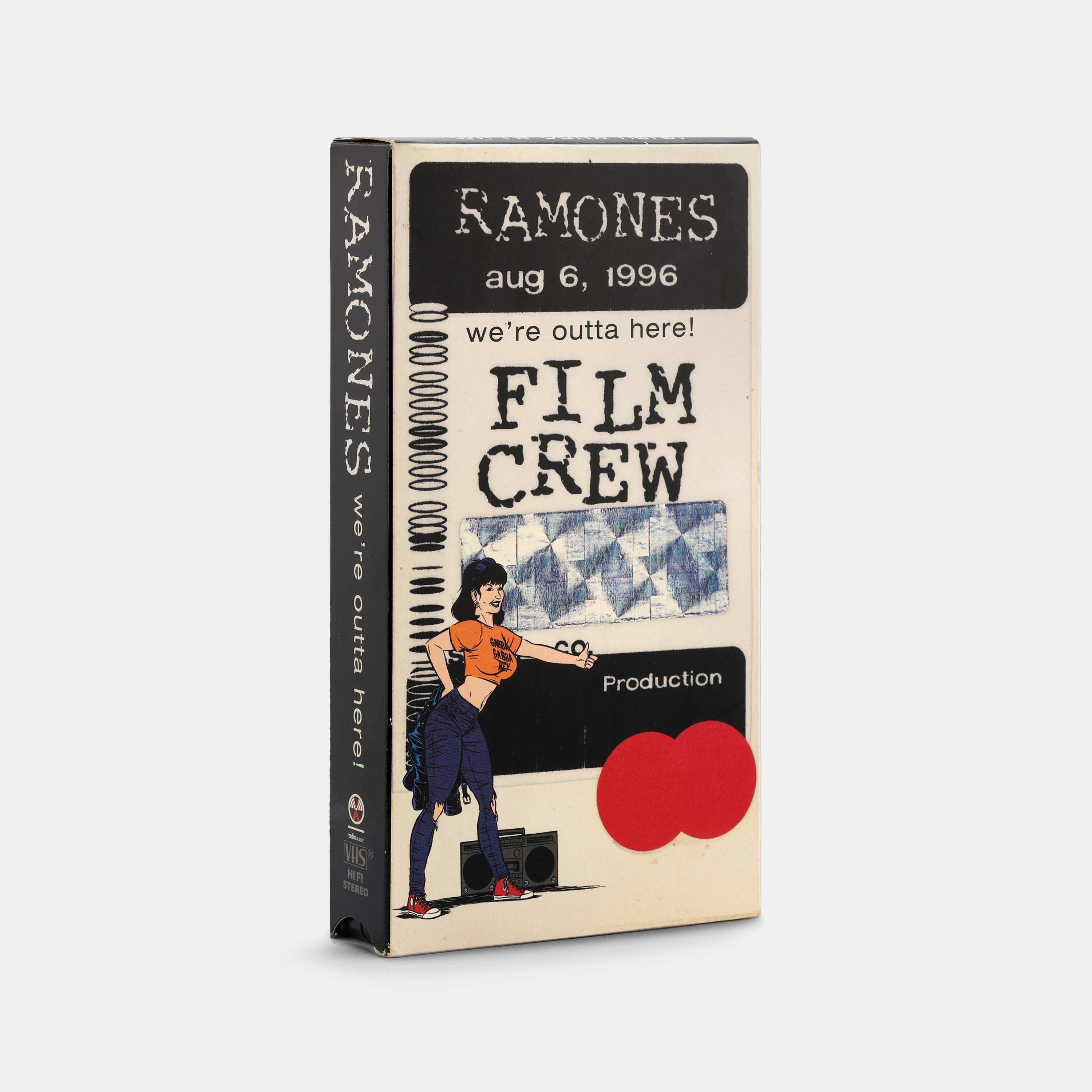 Ramones: We're Outta Here! VHS Tape