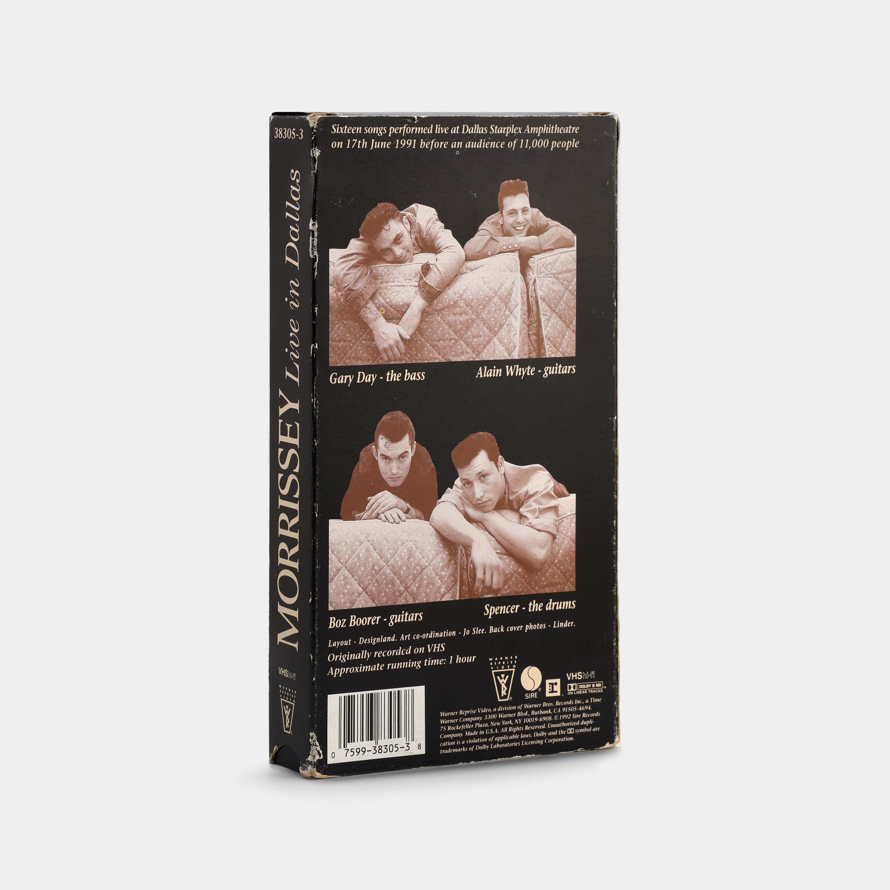 Morrissey: Live in Dallas VHS Tape