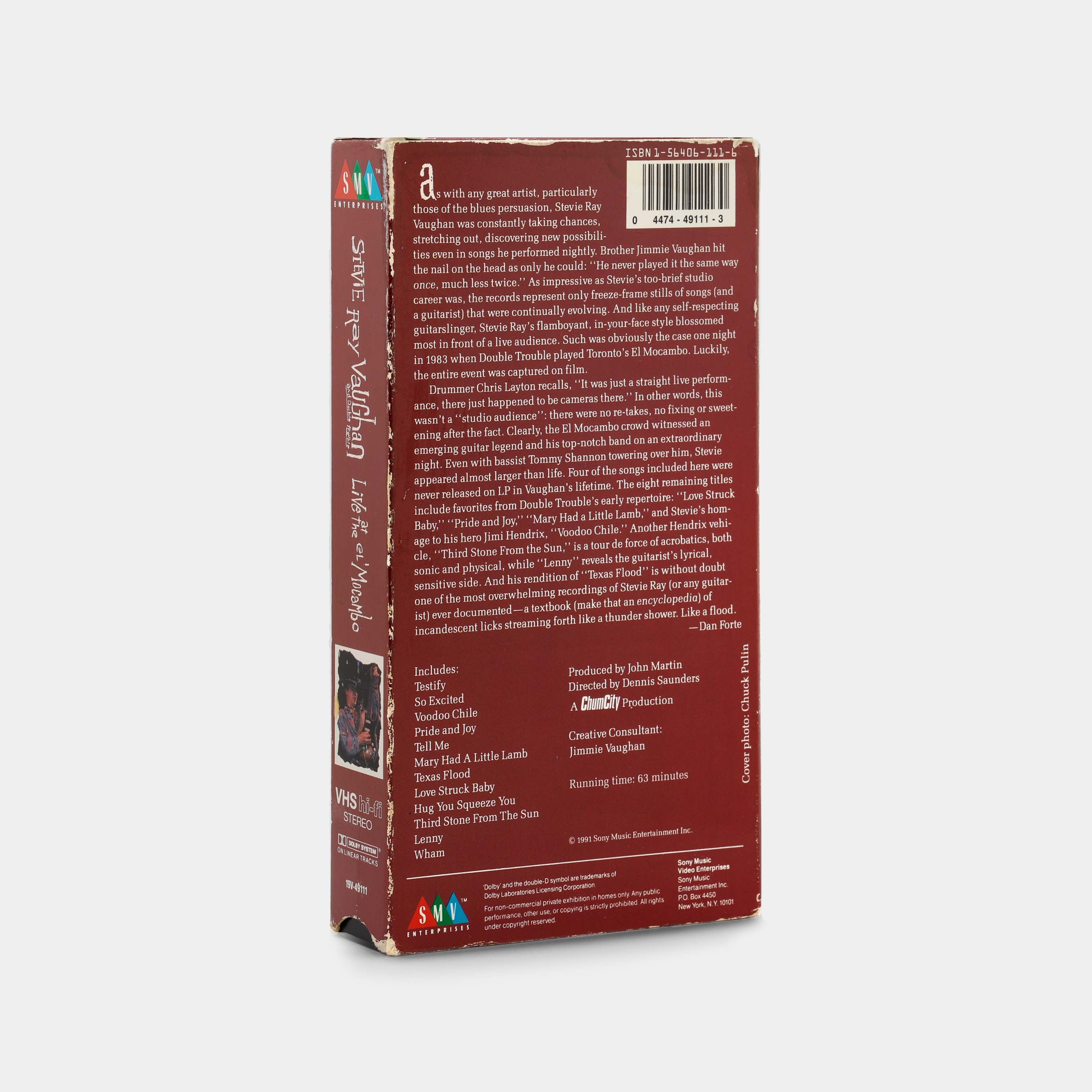 Stevie Ray Vaughan and Double Trouble: Live at the El Mocambo VHS Tape
