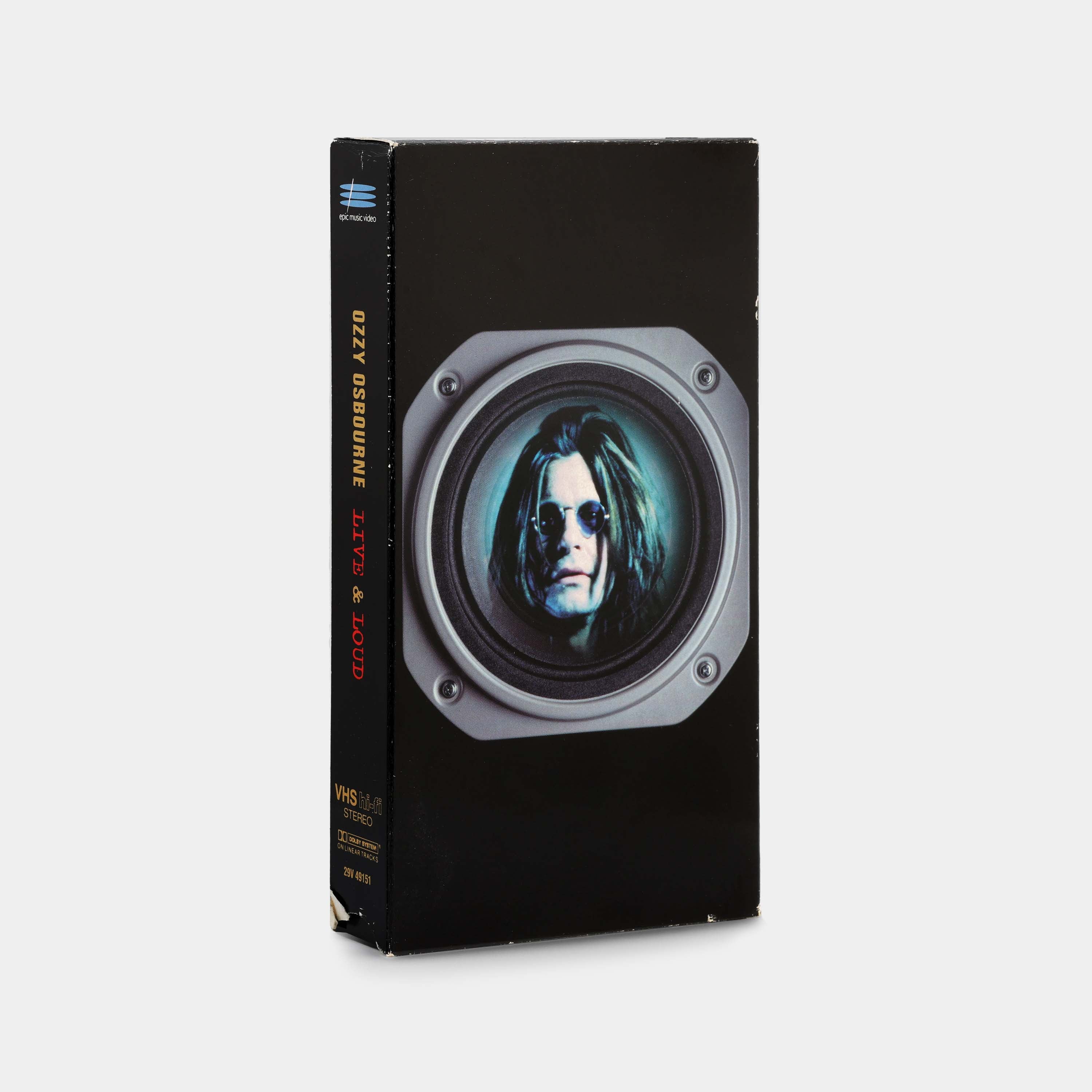 Ozzy Osbourne: Live & Loud VHS Tape
