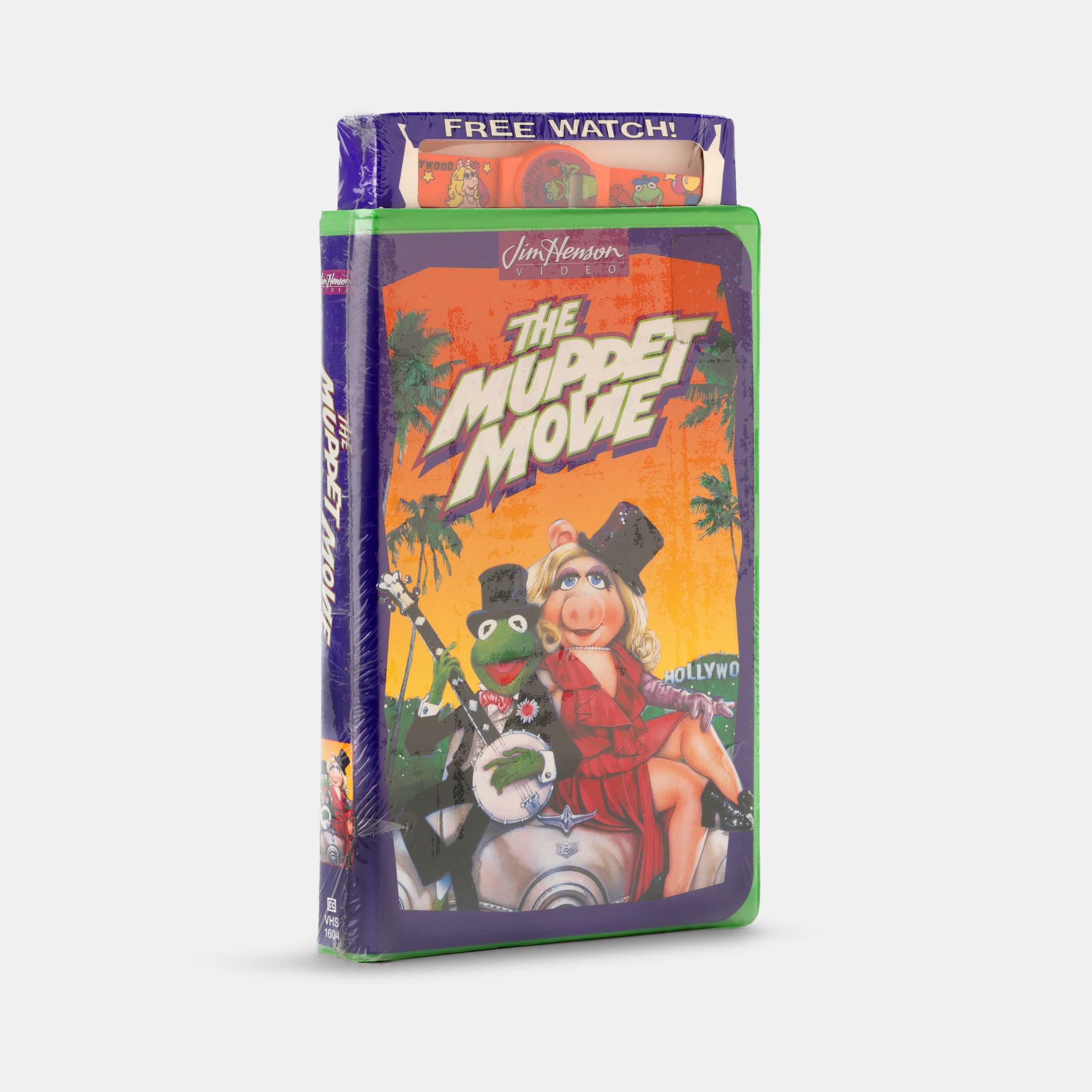 The Muppet Movie (Sealed) VHS Tape and Promotional Watch