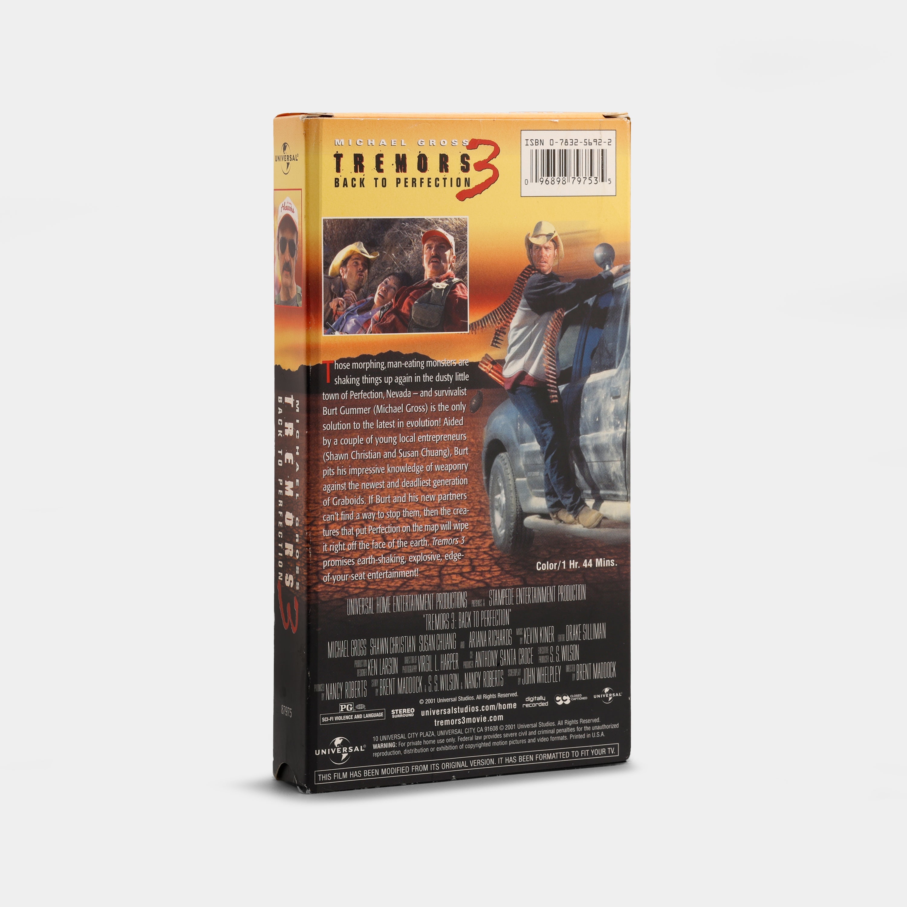 Tremors 3: Back to Perfection VHS Tape