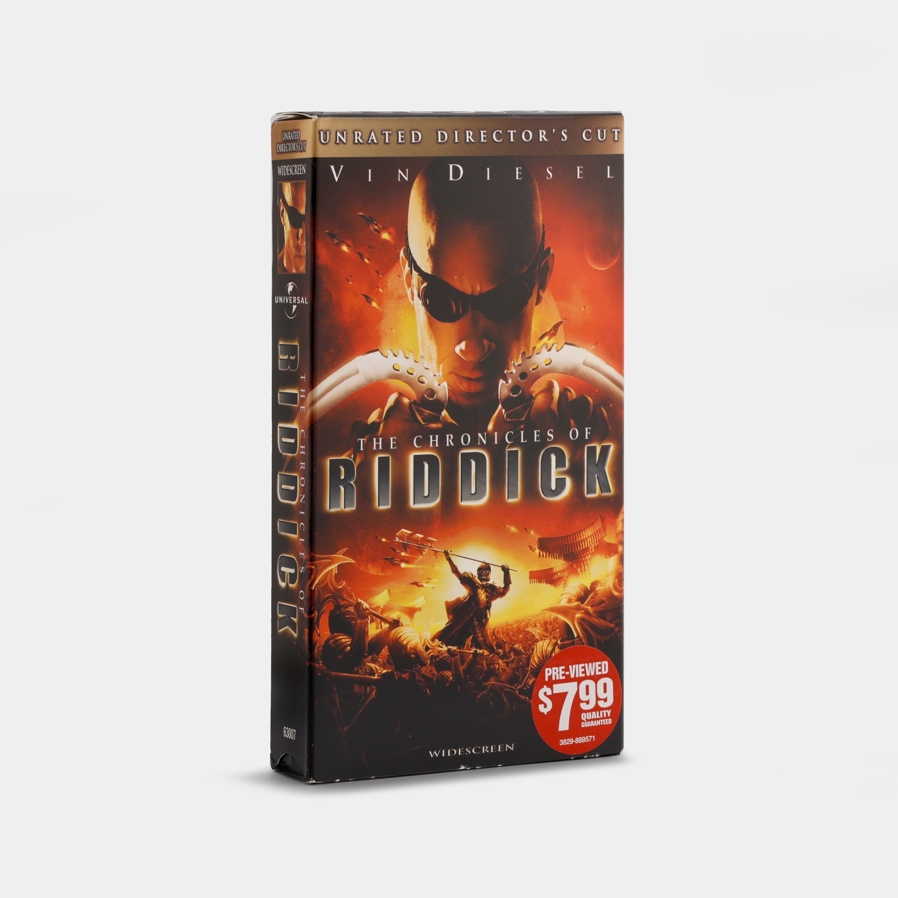 The Chronicles of Riddick (Director's Cut) VHS Tape