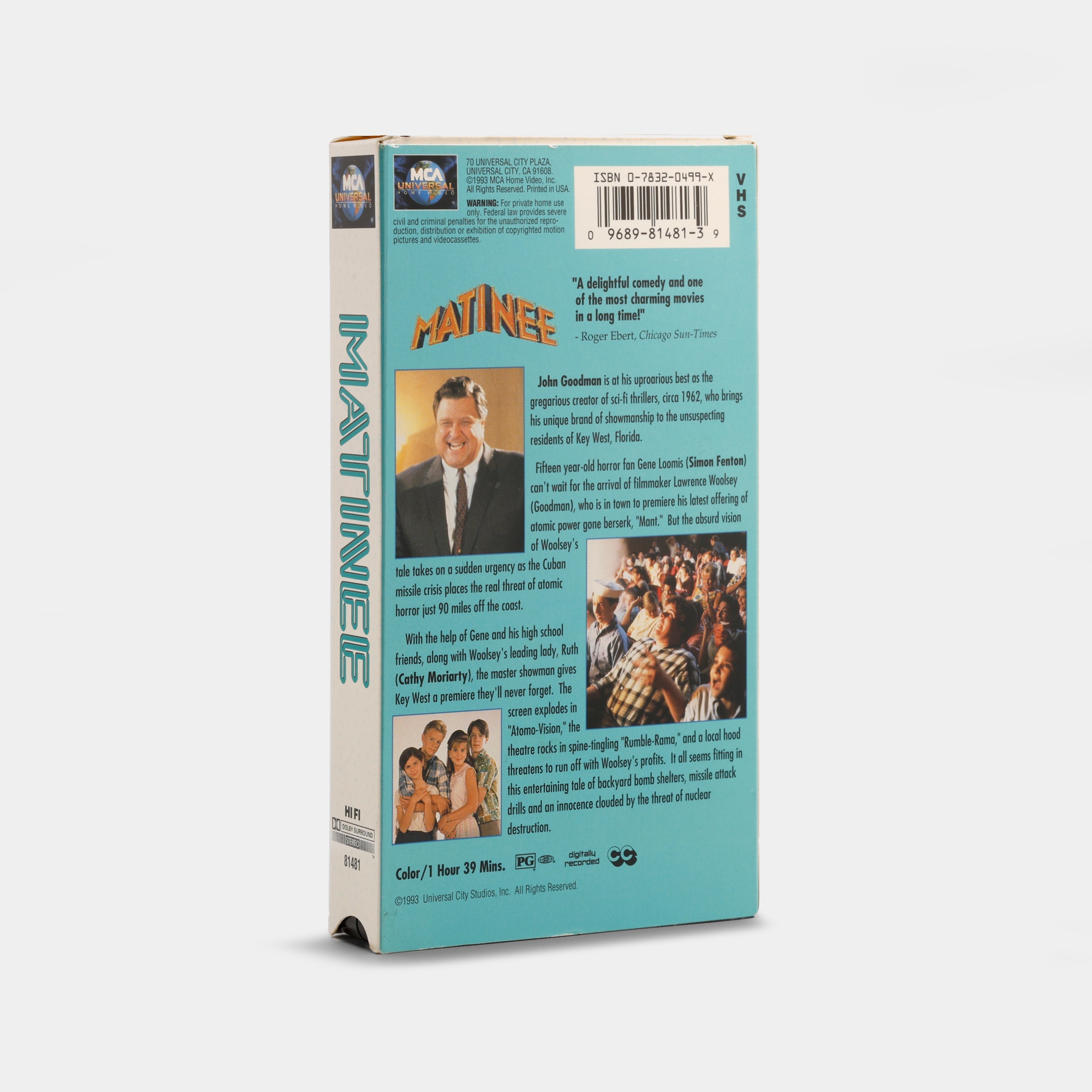 Matinee VHS Tape