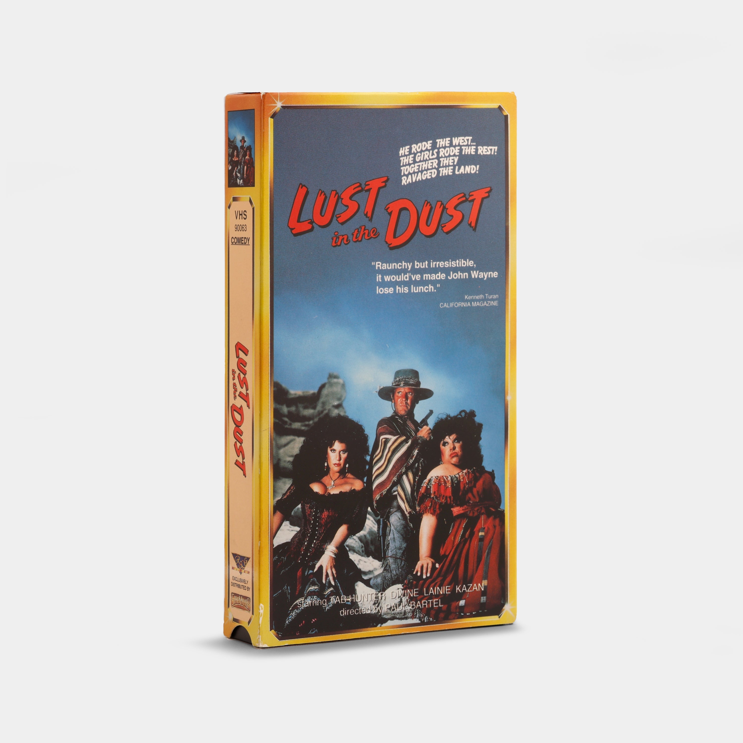 Lust in the Dust VHS Tape