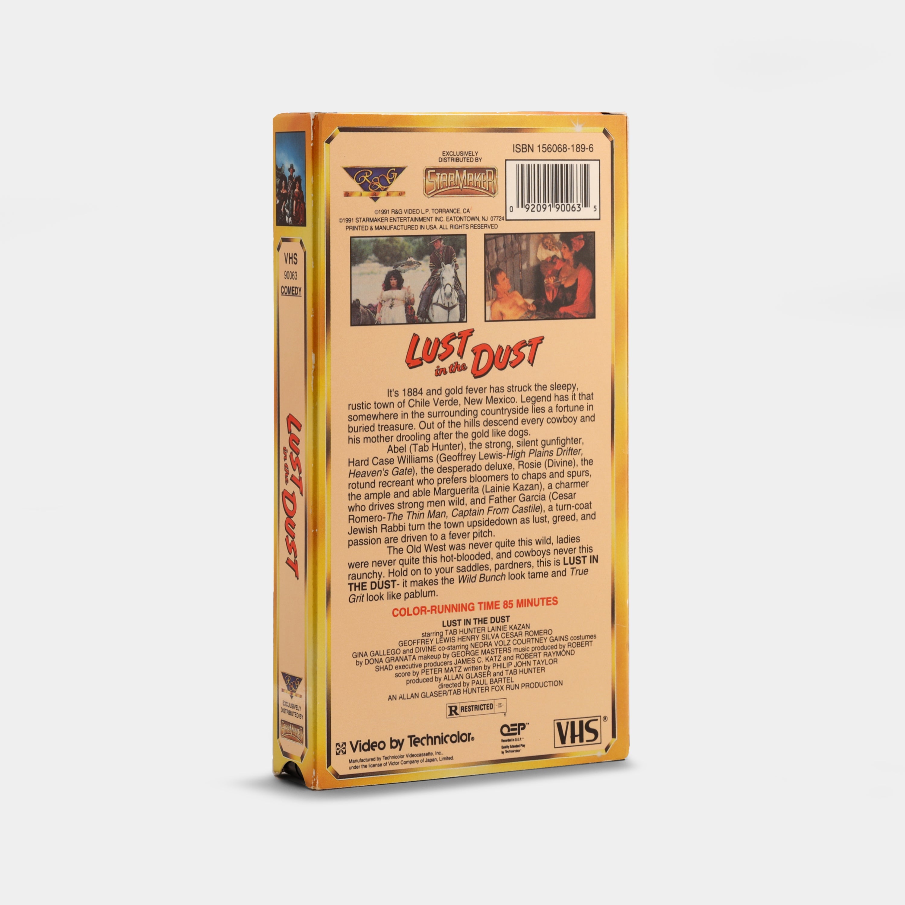 Lust in the Dust VHS Tape